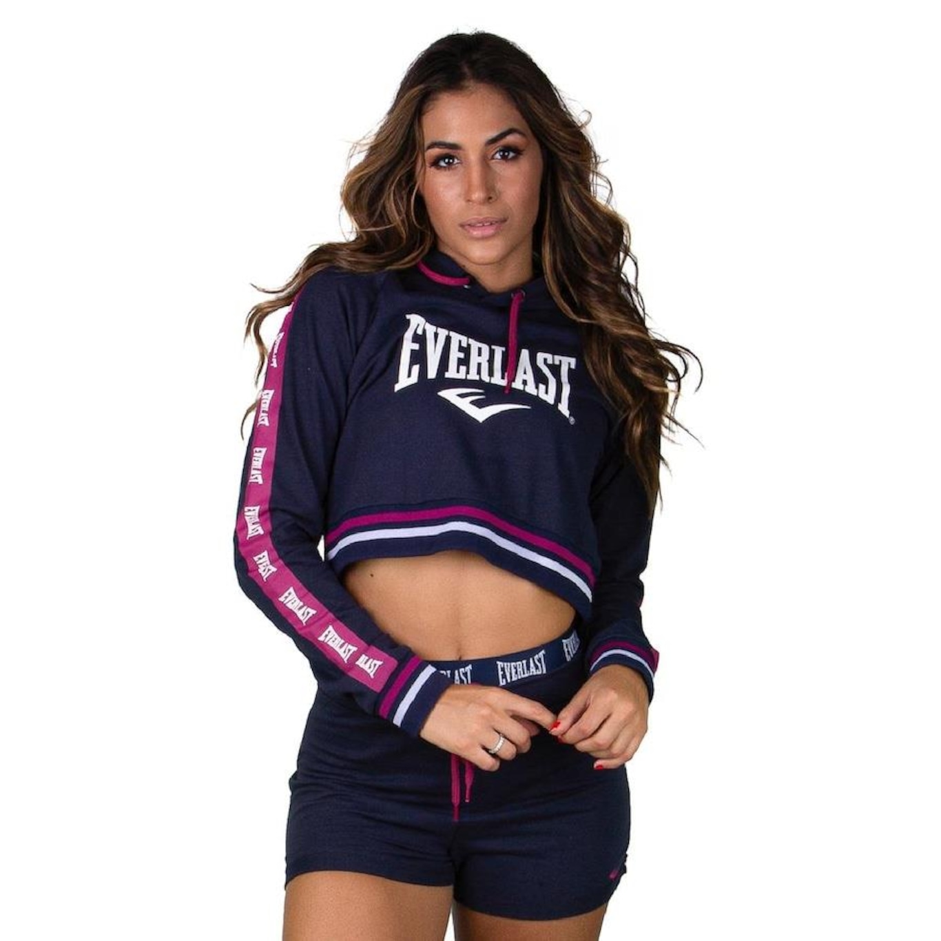 Blusão de Moletom Cropped Everlast - Feminino - Foto 1