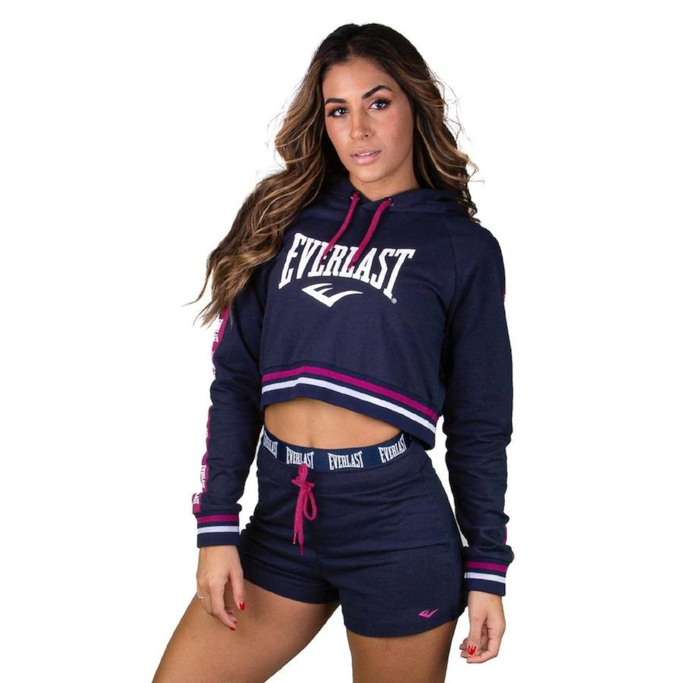 Blusão de Moletom Cropped Everlast - Feminino - Foto 2