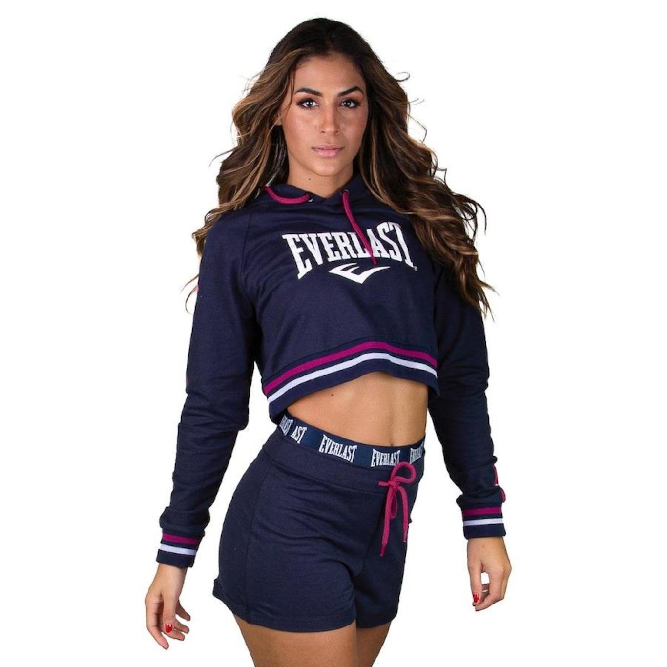 Blusão de Moletom Cropped Everlast - Feminino - Foto 3