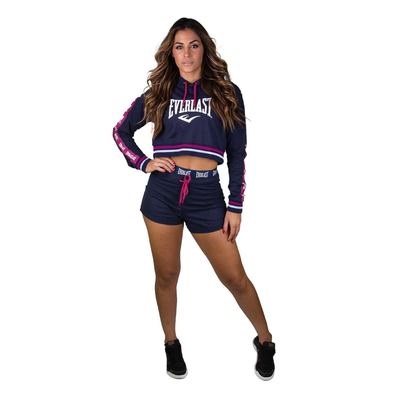 Blusão de Moletom Cropped Everlast - Feminino - Foto 5