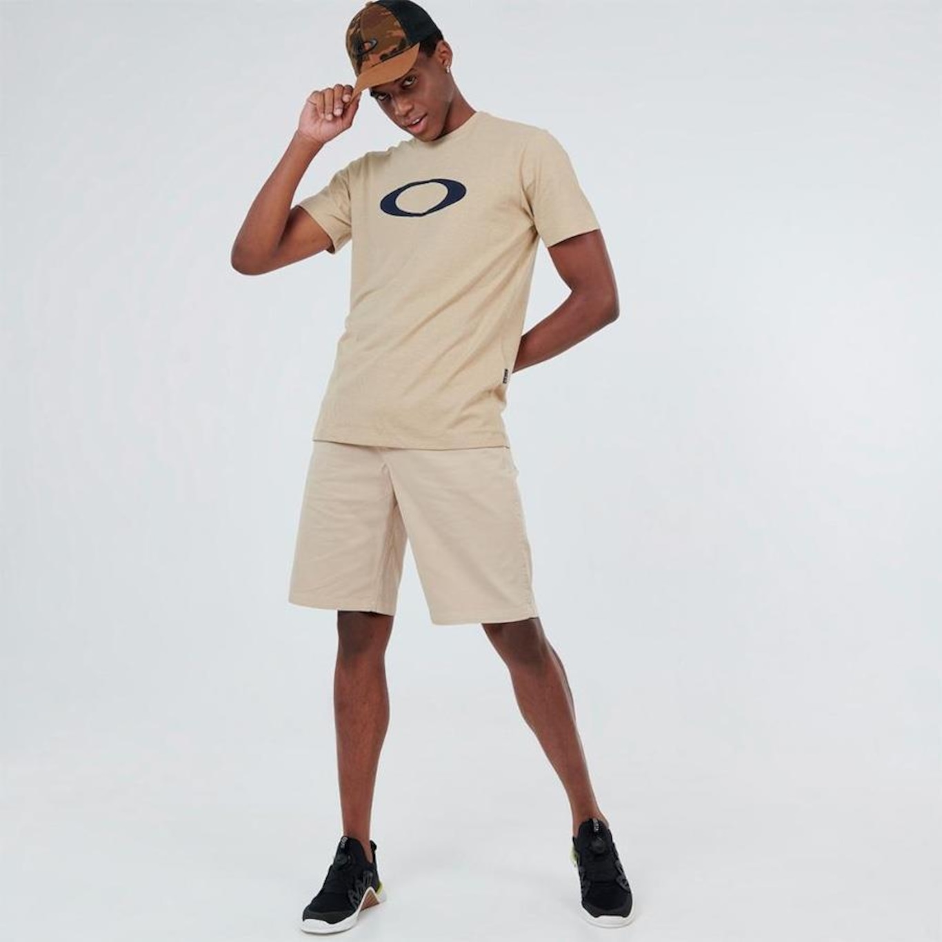 Camiseta Oakley Logo o Ellipse - Masculina - Foto 6