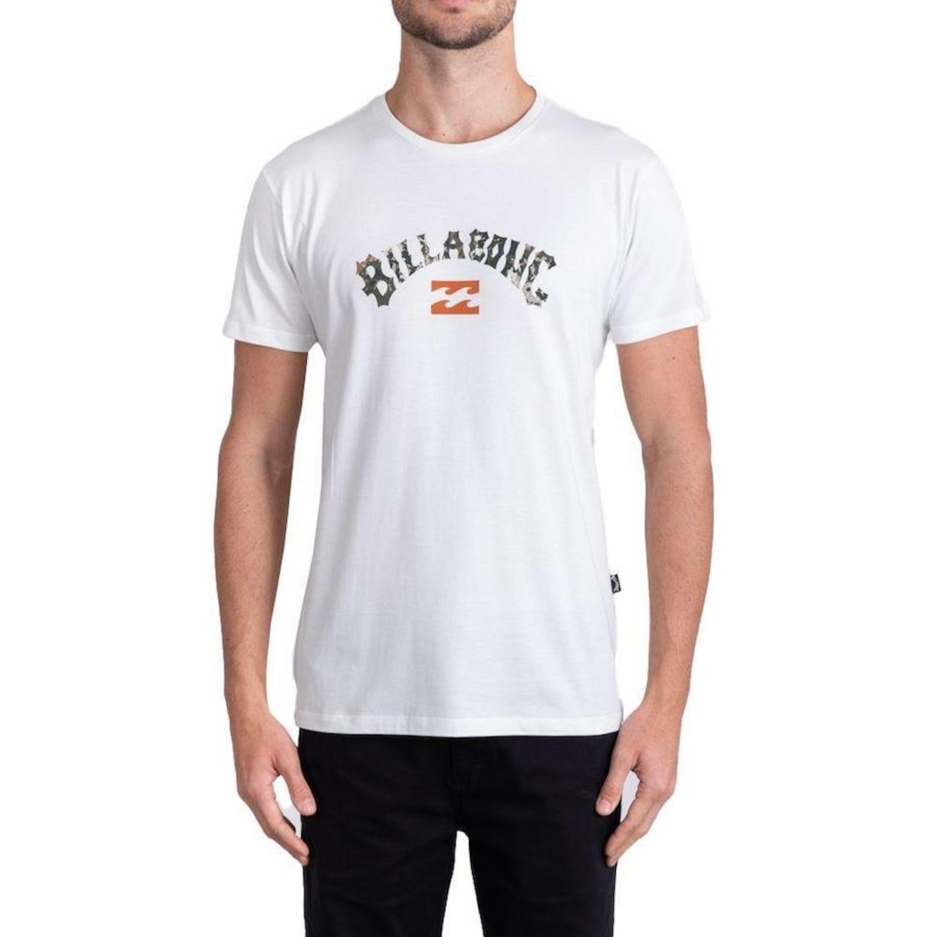 Camiseta Billabong Arch Fill Camo Plus Siz- Masculina - Foto 1