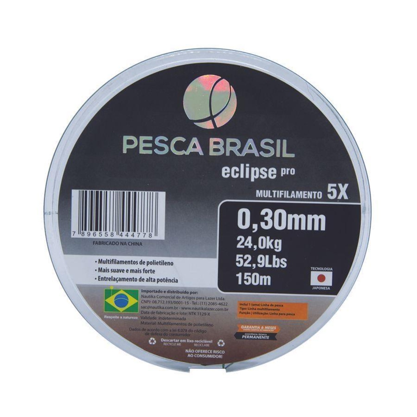 Linha de Pesca Multifilamento Pesca Brasil Eclipse Pro - Foto 1