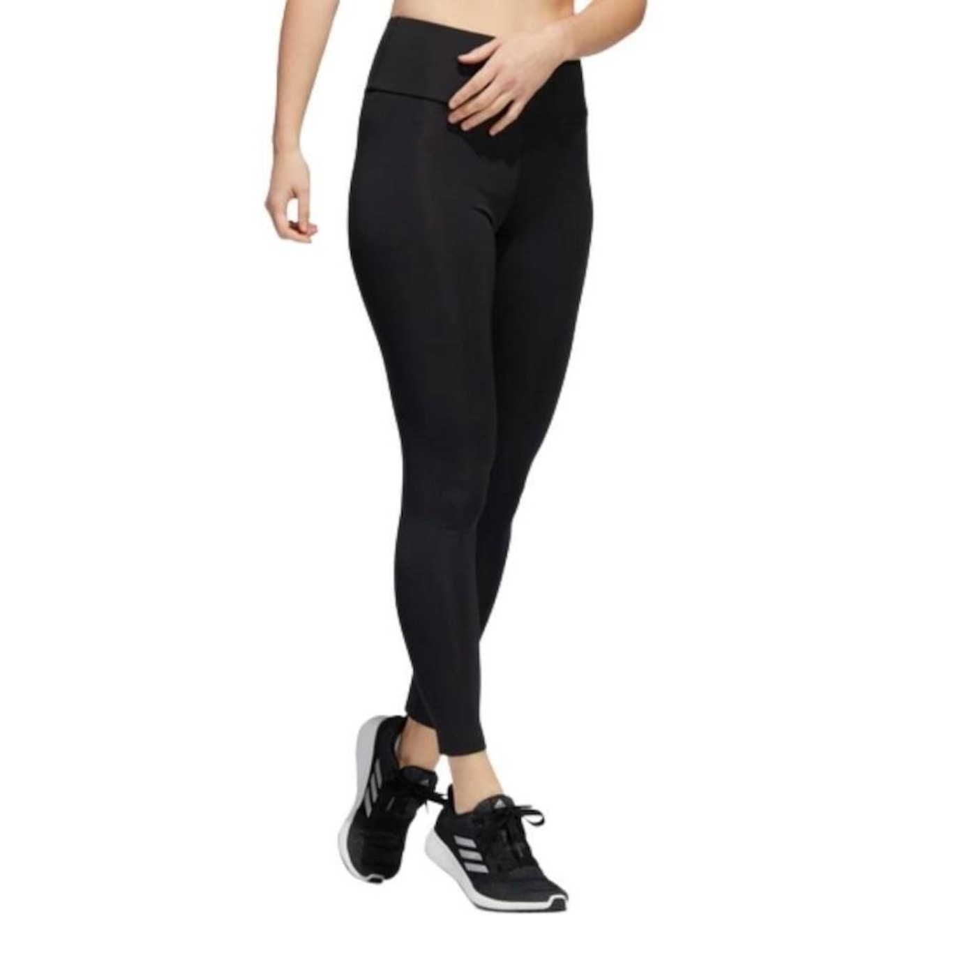 Calça Legging adidas W Bluv QI Tig - Feminina - Foto 1