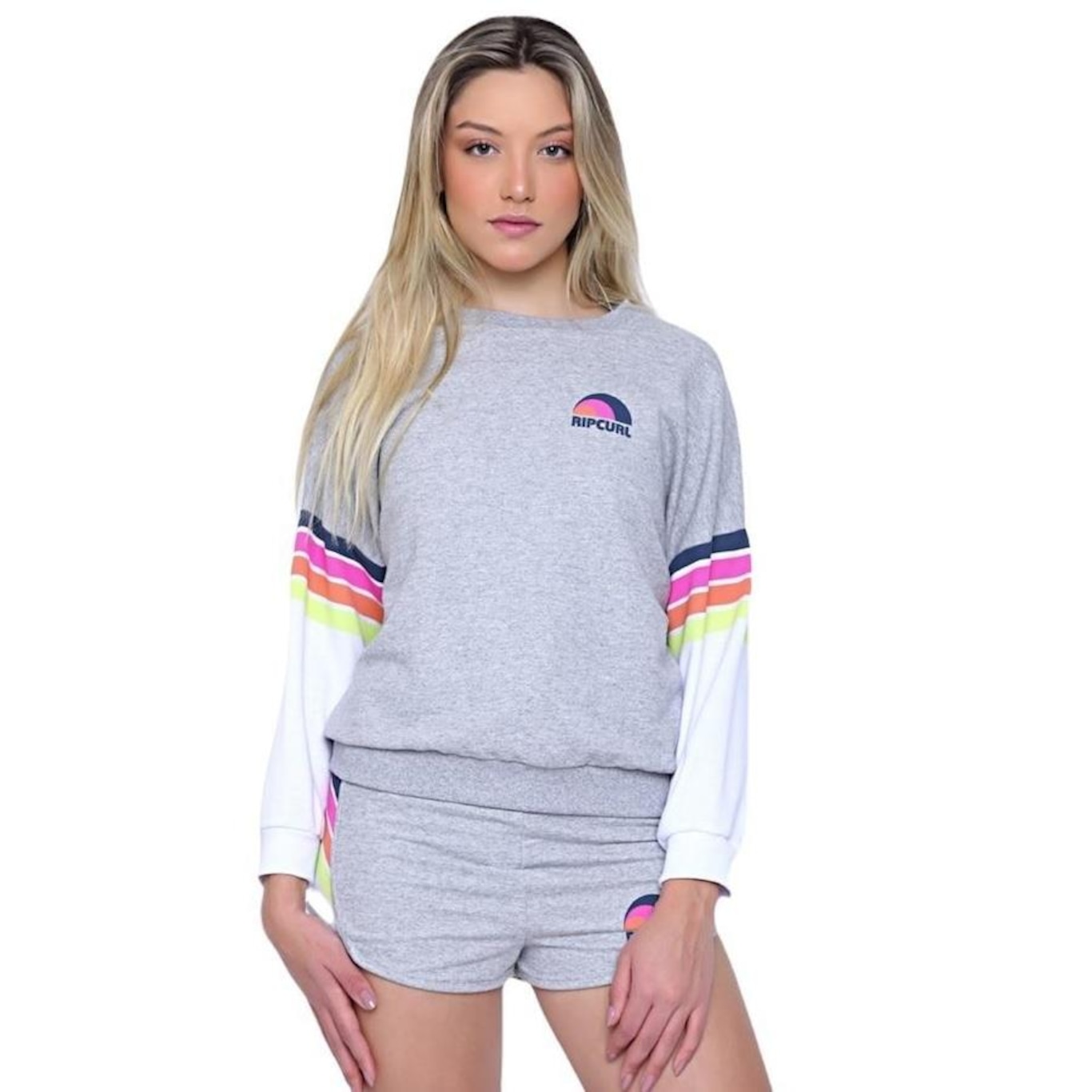 Blusão de Moletom Rip Curl Revival  Wave Fleece - Feminino - Foto 1