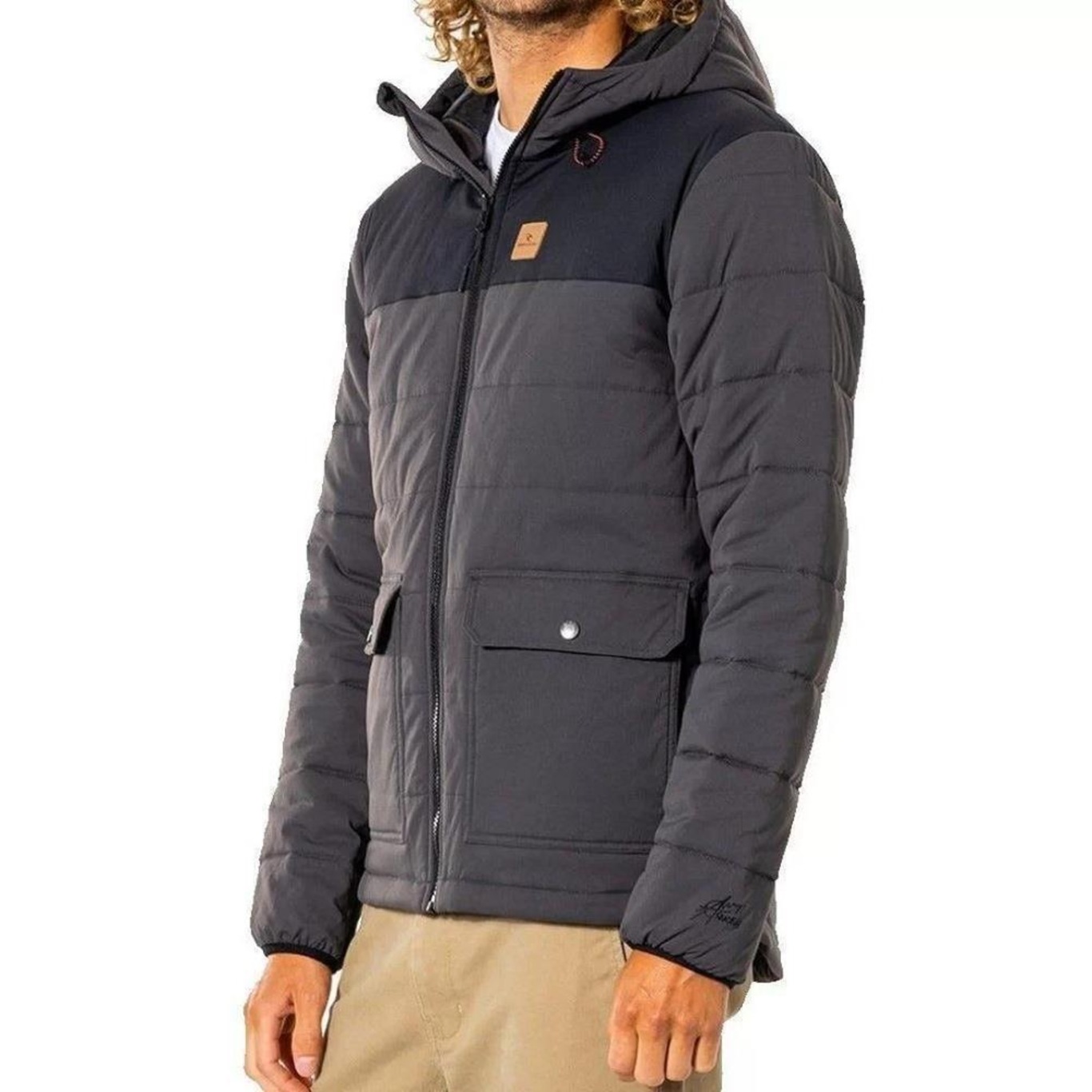 Jaqueta com Capuz Rip Curl Ridge Anti Series Jacke - Masculina - Foto 3