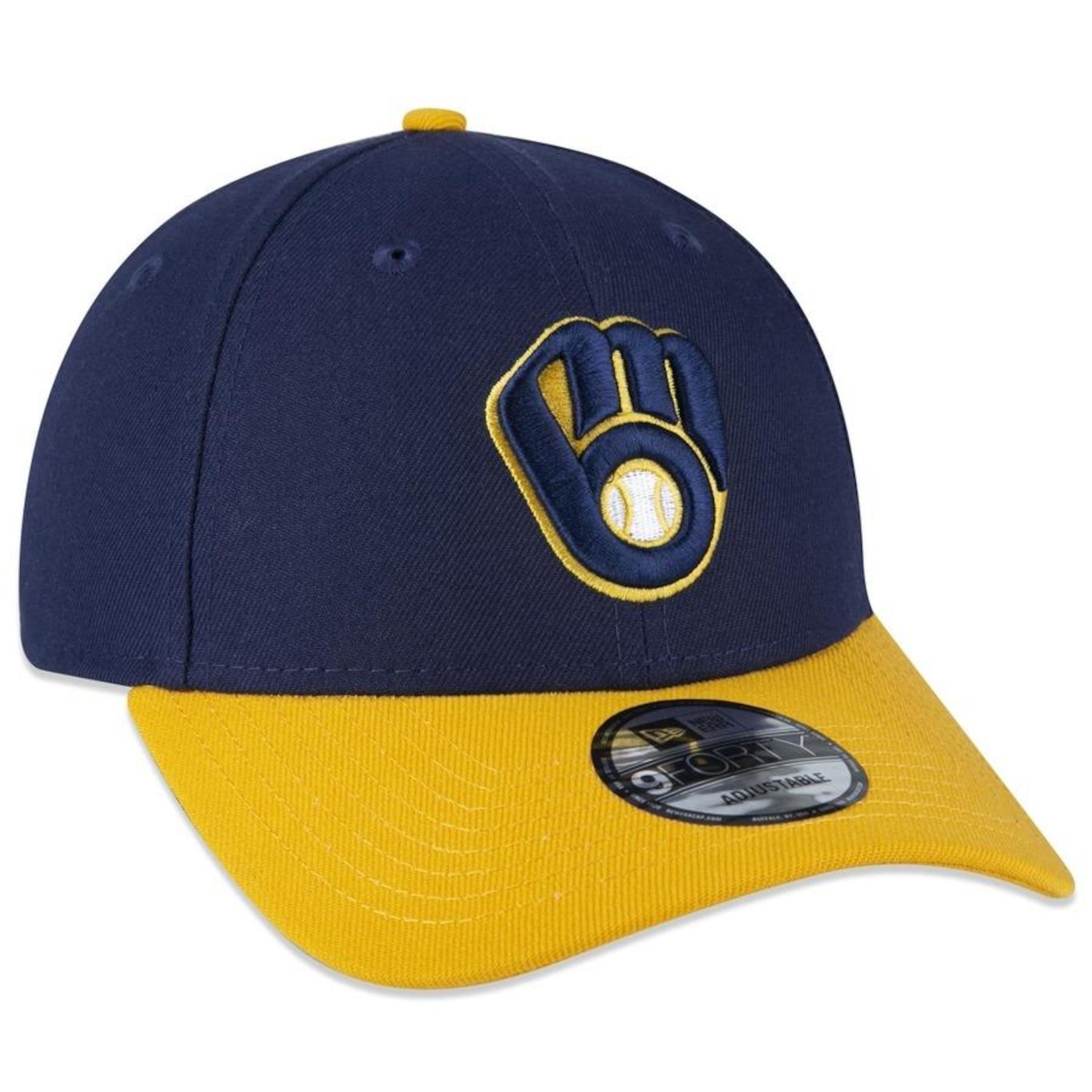 Boné Aba Curva New Era 9Forty Milwaukee Brewers MLB - Snapback - Adulto - Foto 3