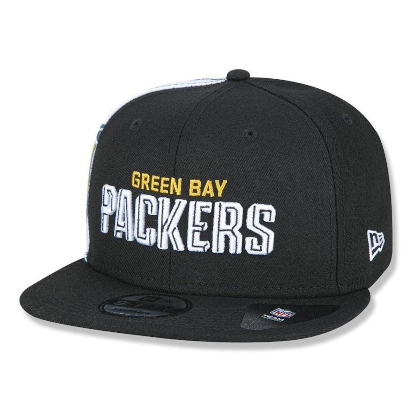 Boné Aba Reta New Era Green Bay Packers 950 Draft Font - Snapback - Adulto - Foto 1