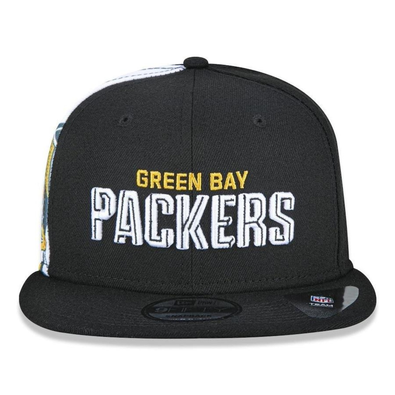 Boné Aba Reta New Era Green Bay Packers 950 Draft Font - Snapback - Adulto - Foto 3