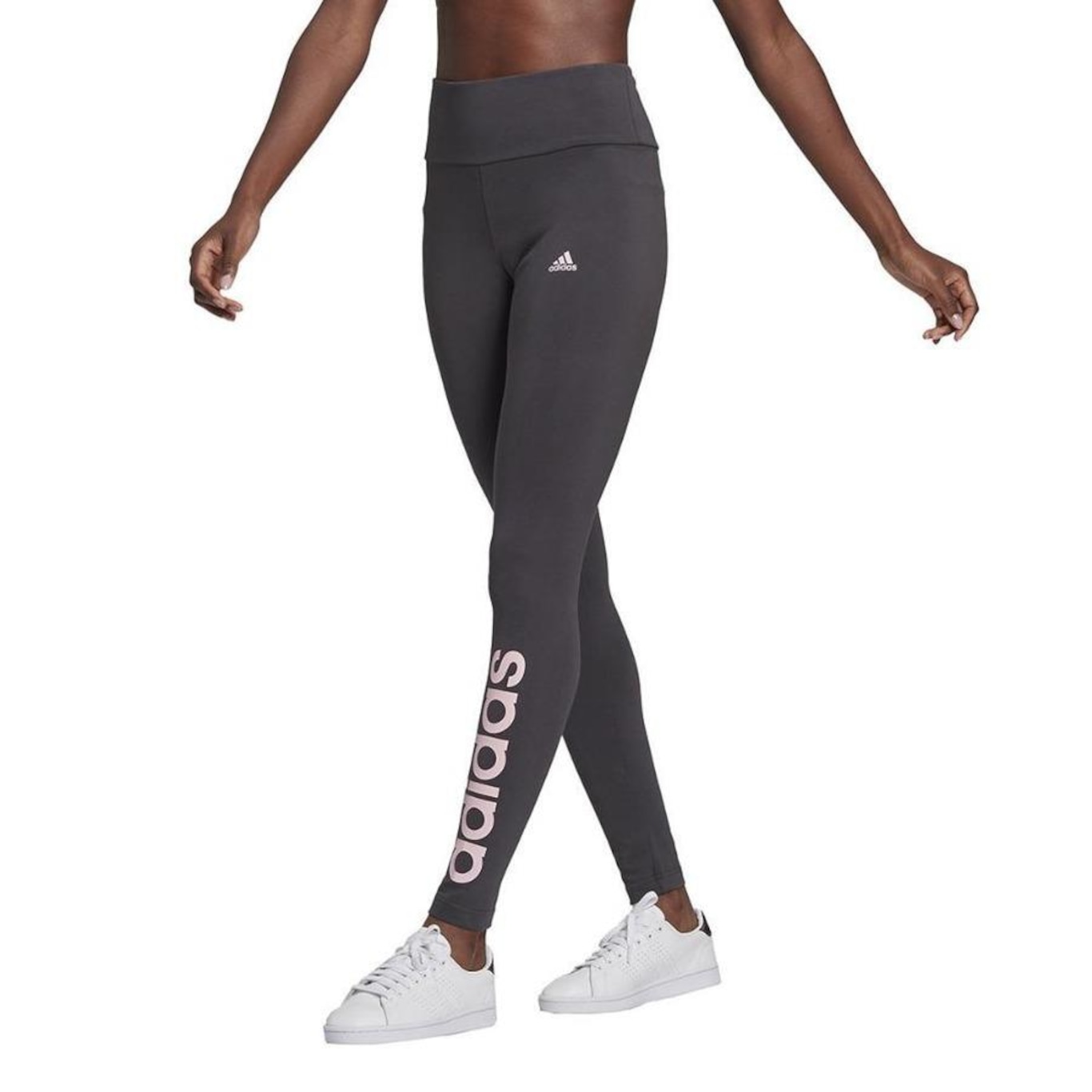 Calça Legging adidas Logo Linear - Feminina
