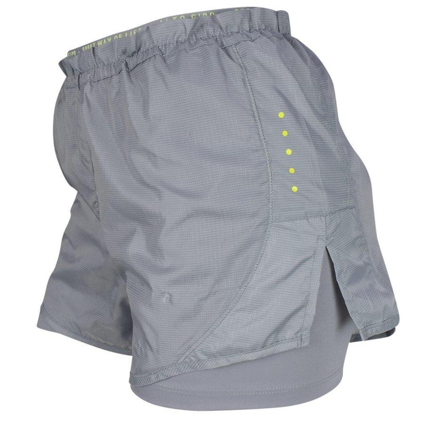 Shorts Alto Giro Aerofit - Feminino - Foto 1