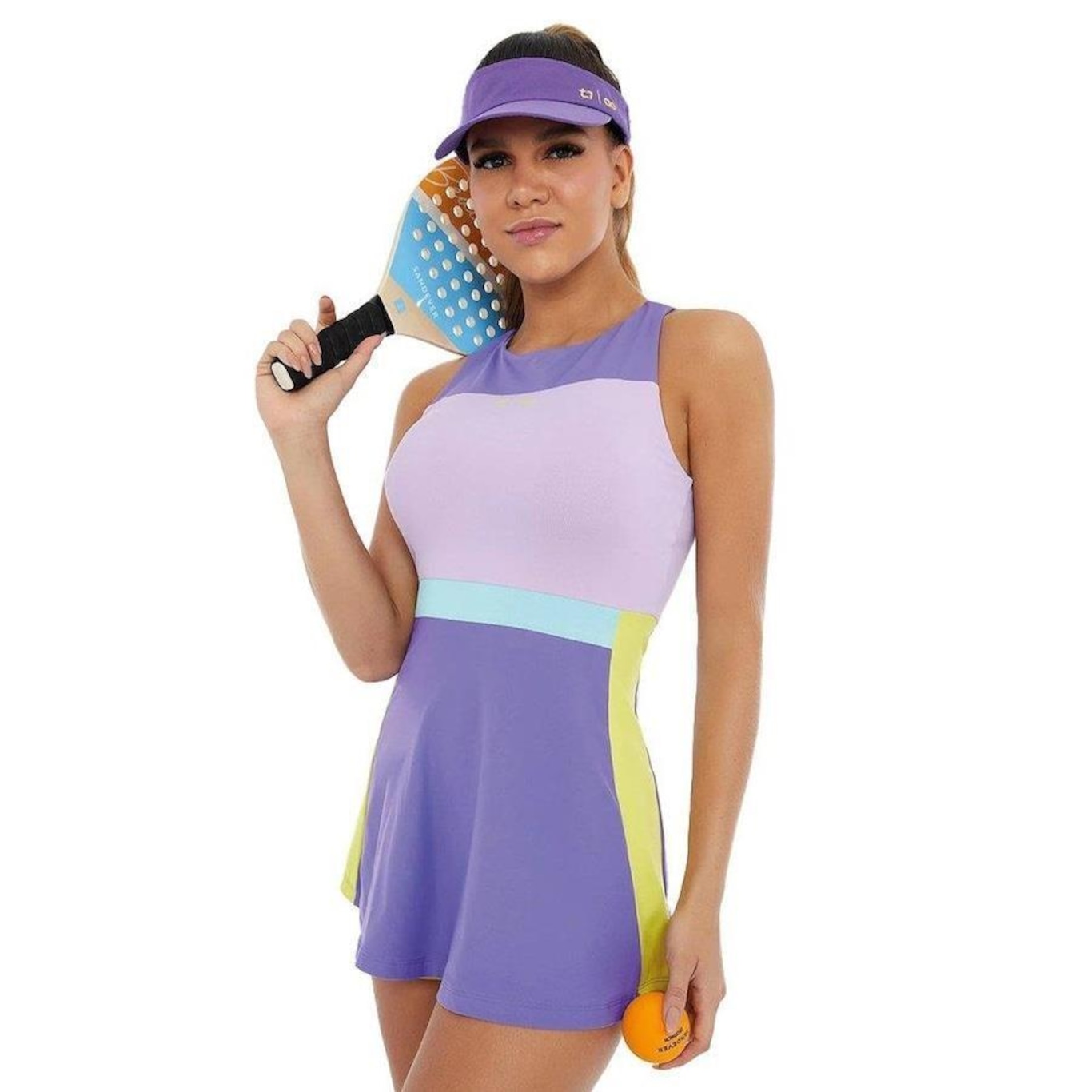 Vestido Alto Giro Beach Tennis - Feminino - Foto 3