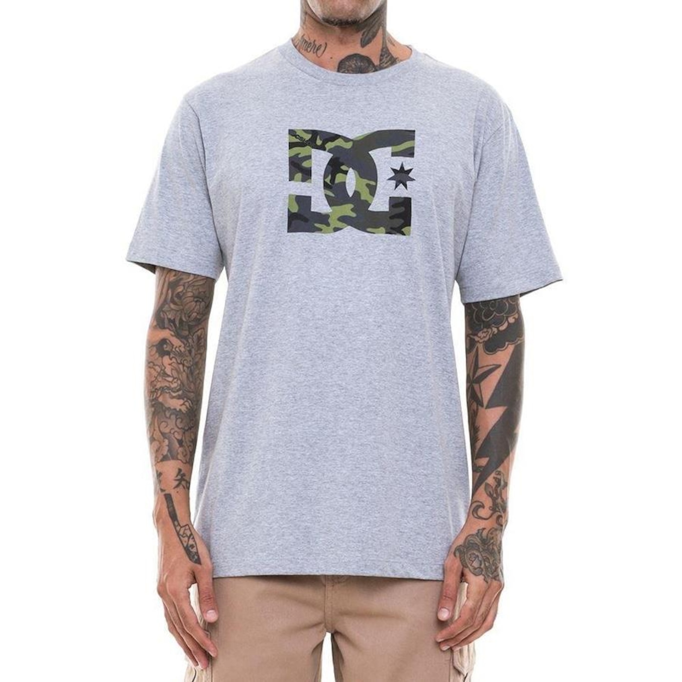 Camiseta DC Shoes DC Star Camo Fill - Masculina - Foto 1