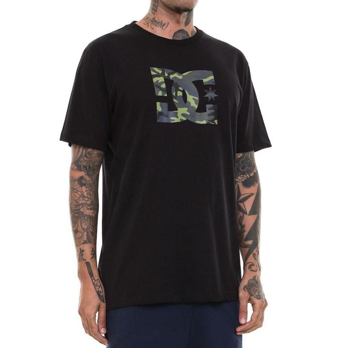 Camiseta DC Shoes DC Star Camo Fill - Masculina - Foto 3