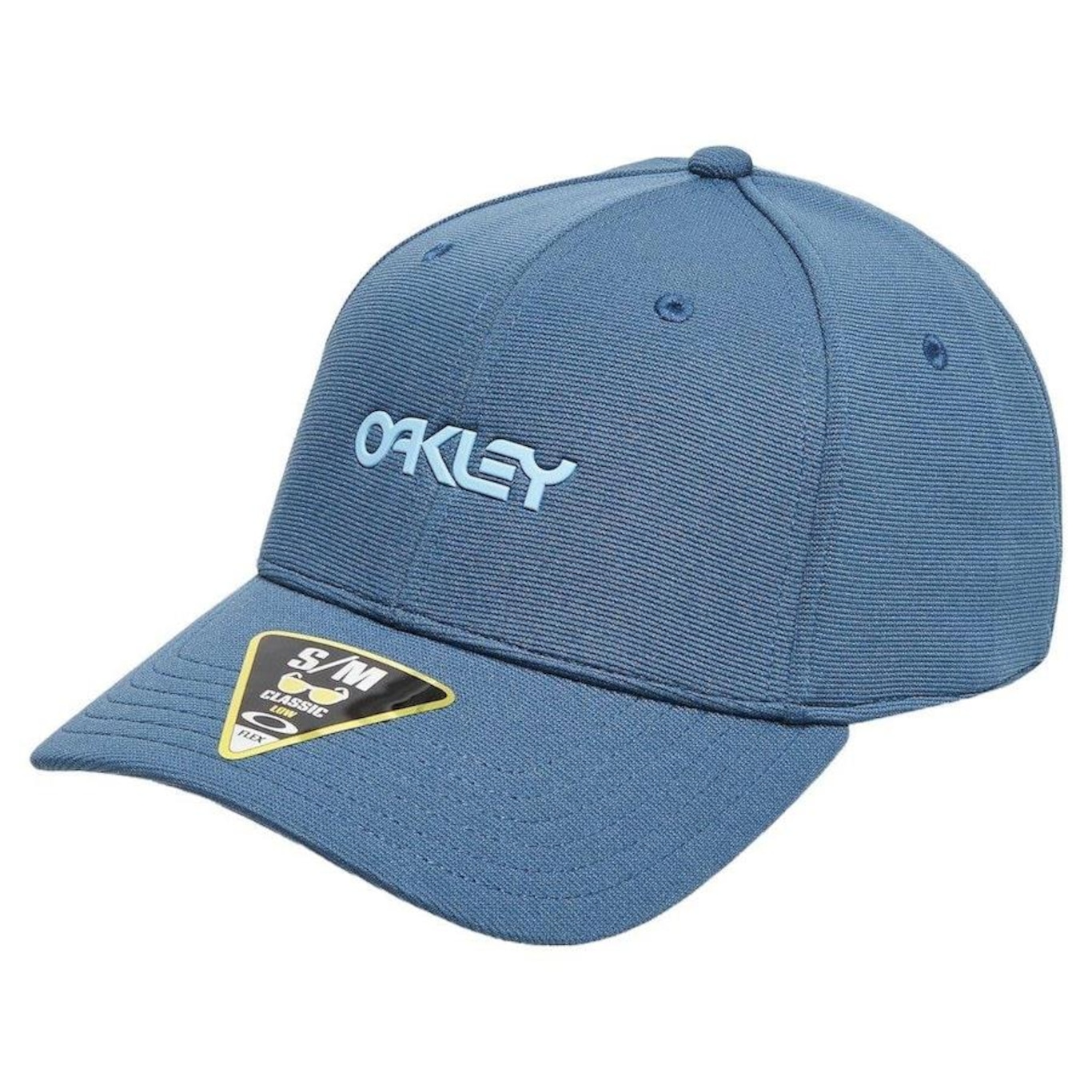 Boné Aba Curva Oakley 6 Panel Stretch Metallic Hat - Fechado - Adulto - Foto 1