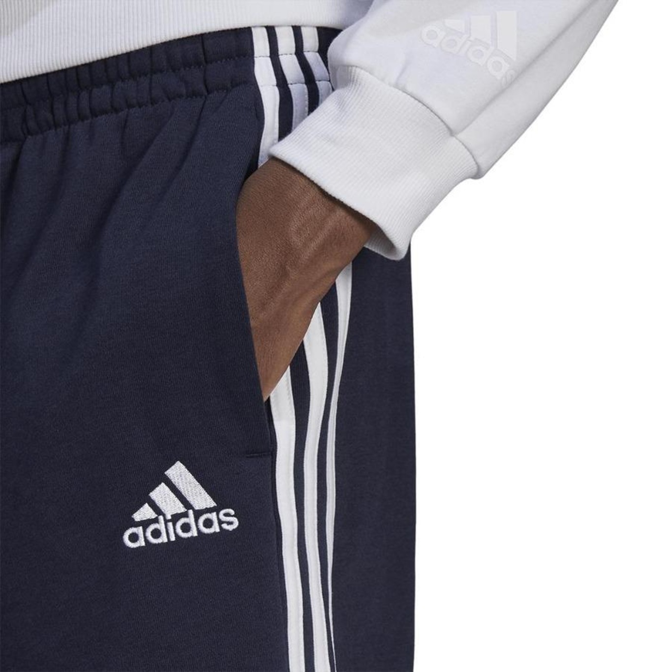 Shorts adidas Essentials 3 Listras - Masculino - Foto 6