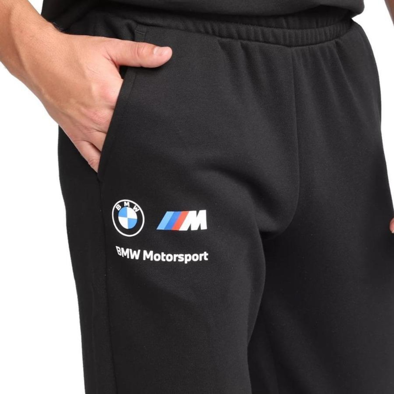 Calça Puma BMW MMS Essentials Sweat - Masculina - Foto 5