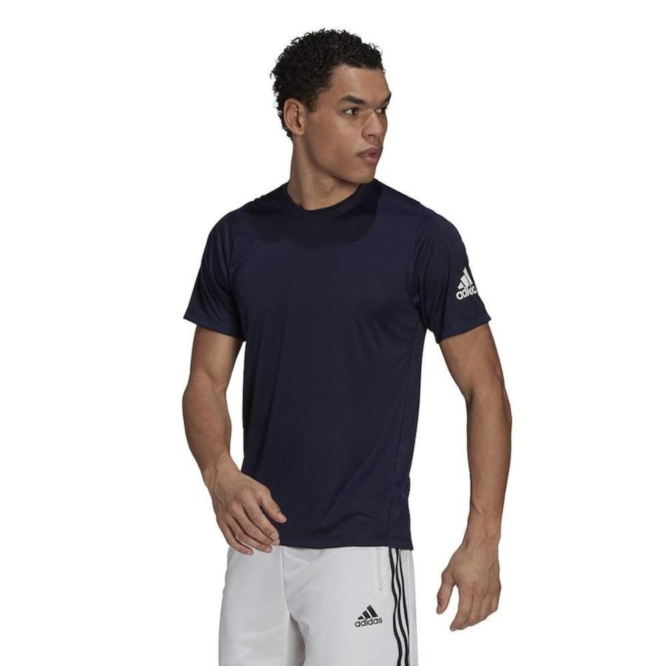 Camiseta adidas Manga Curta D2M Freelift Ultimate - Masculina - Foto 2