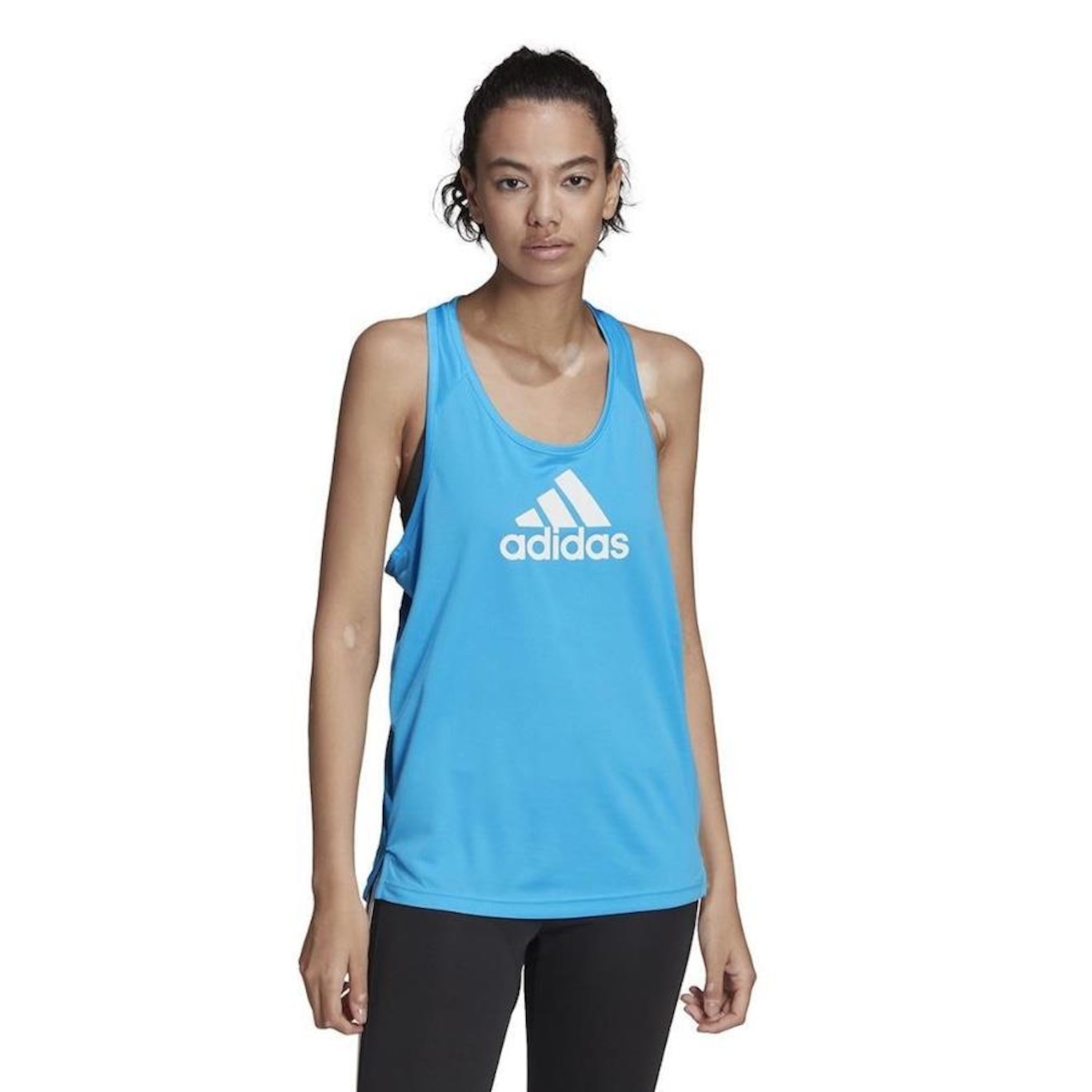 Camiseta Regata adidas Designed 2 Move Logo - Feminina - Foto 2