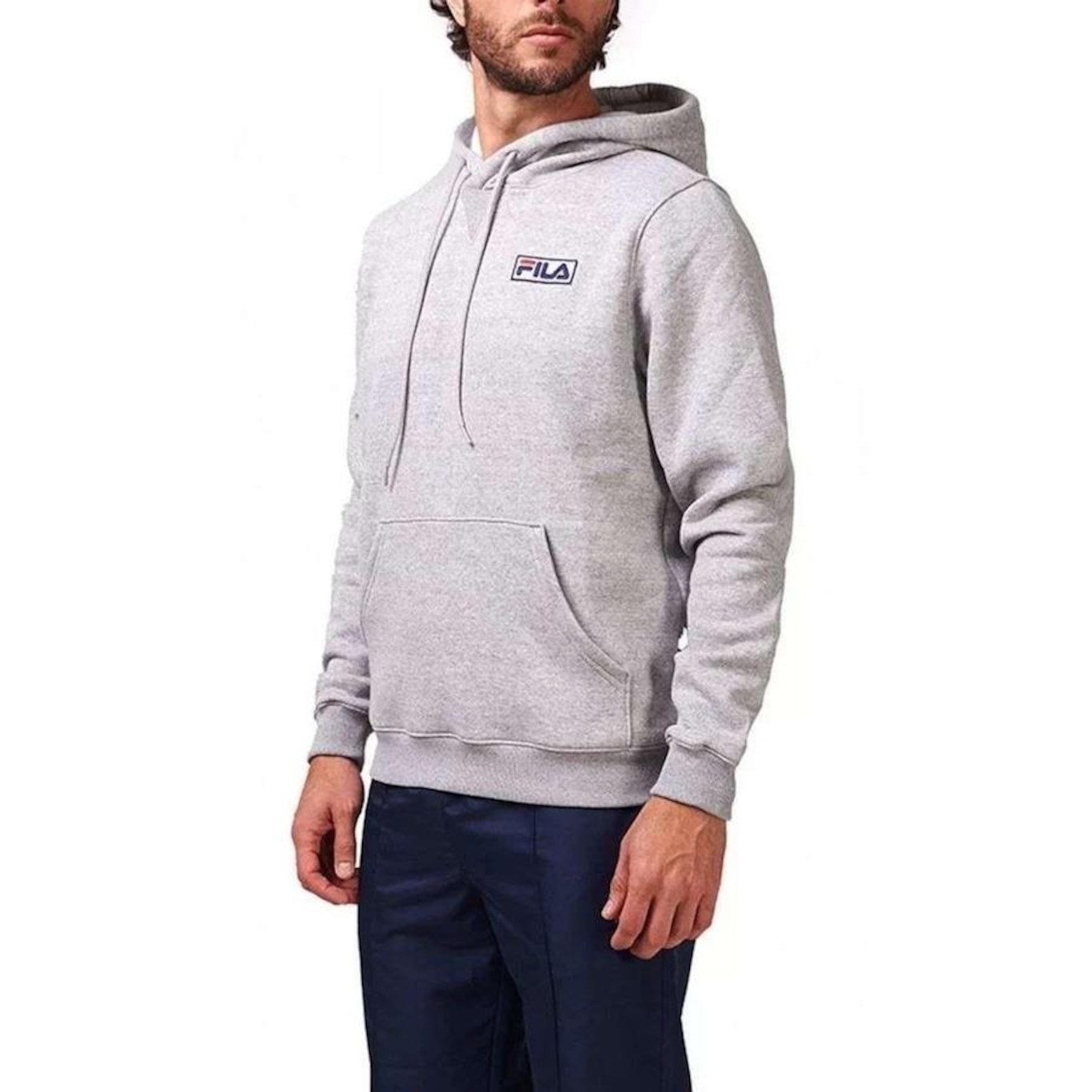 Blusão Fila com Capuz Essencial Winter - Masculino - Foto 1