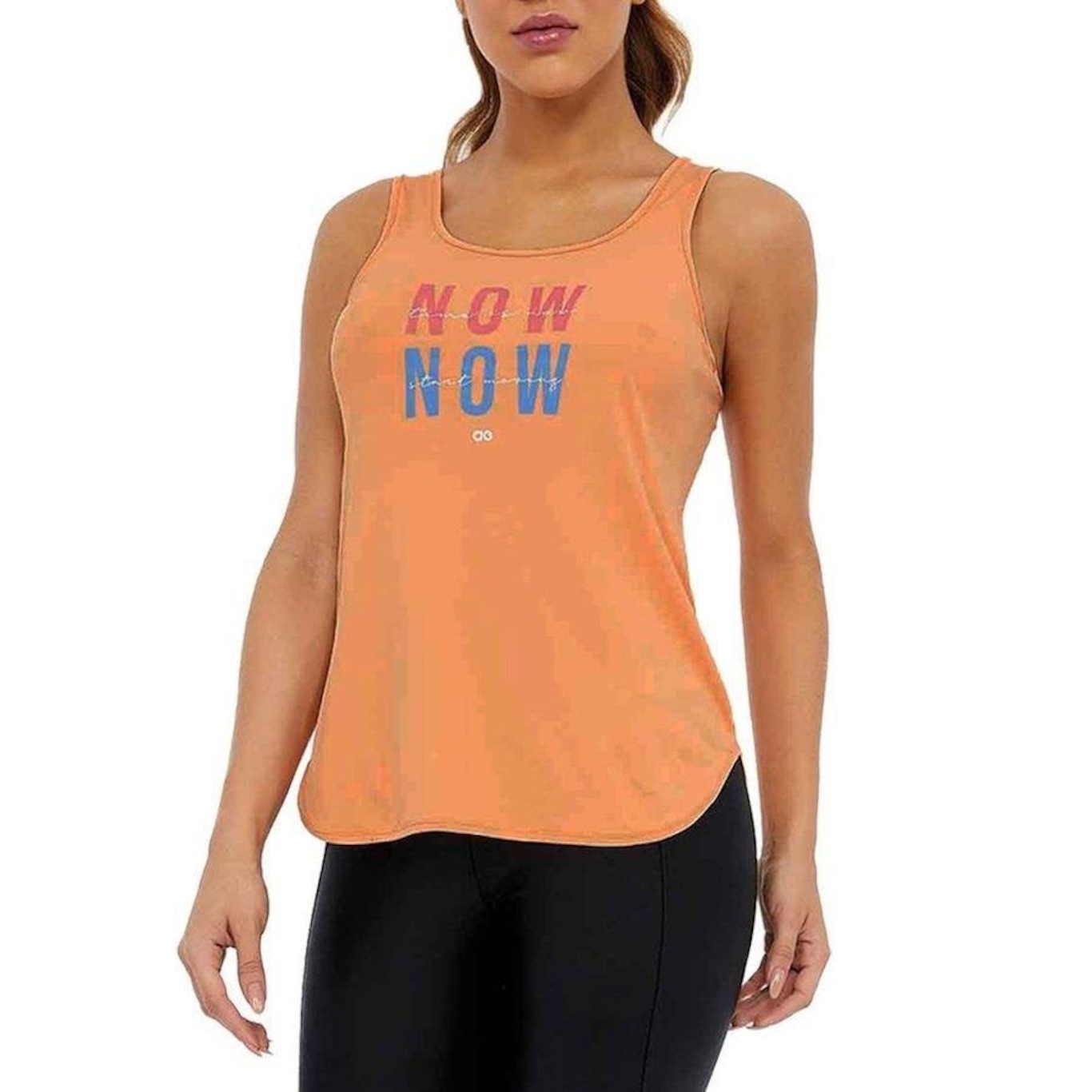 Camiseta Regata Alto Giro Skin Fit - Feminina - Foto 1