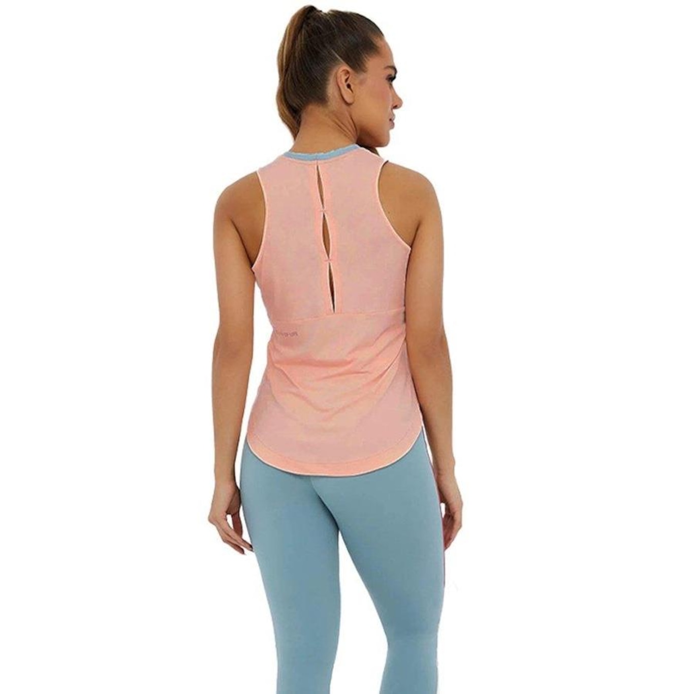 Camiseta Regata Alto Giro Skin Fit - Feminina - Foto 2