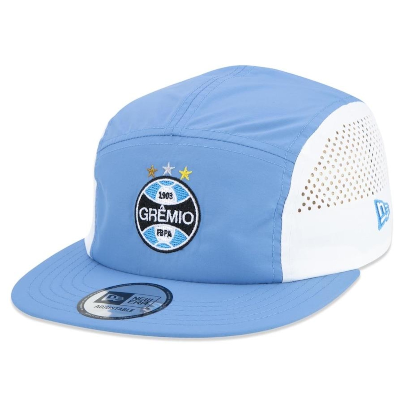 Boné Aba Curva New Era Camper Futebol Grêmio - Strapback - Adulto - Foto 1