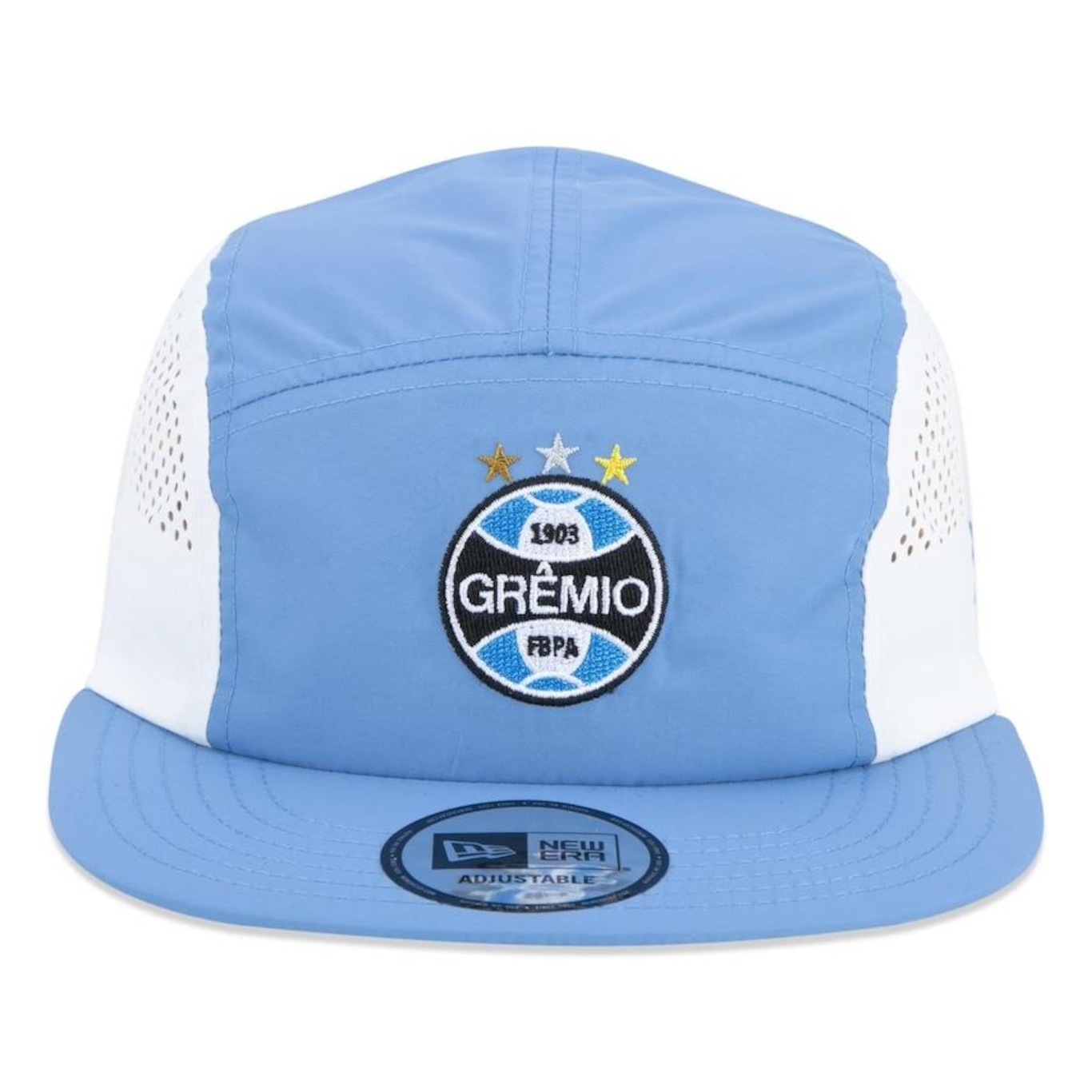 Boné Aba Curva New Era Camper Futebol Grêmio - Strapback - Adulto - Foto 2