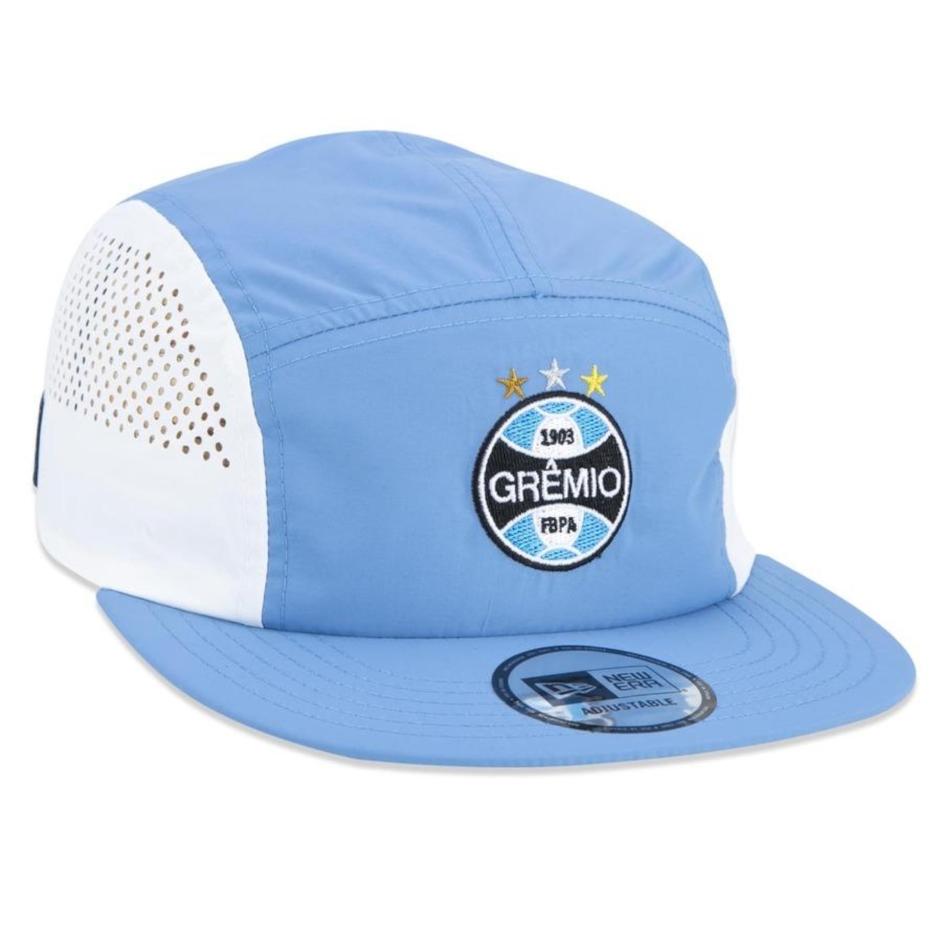 Boné Aba Curva New Era Camper Futebol Grêmio - Strapback - Adulto - Foto 3