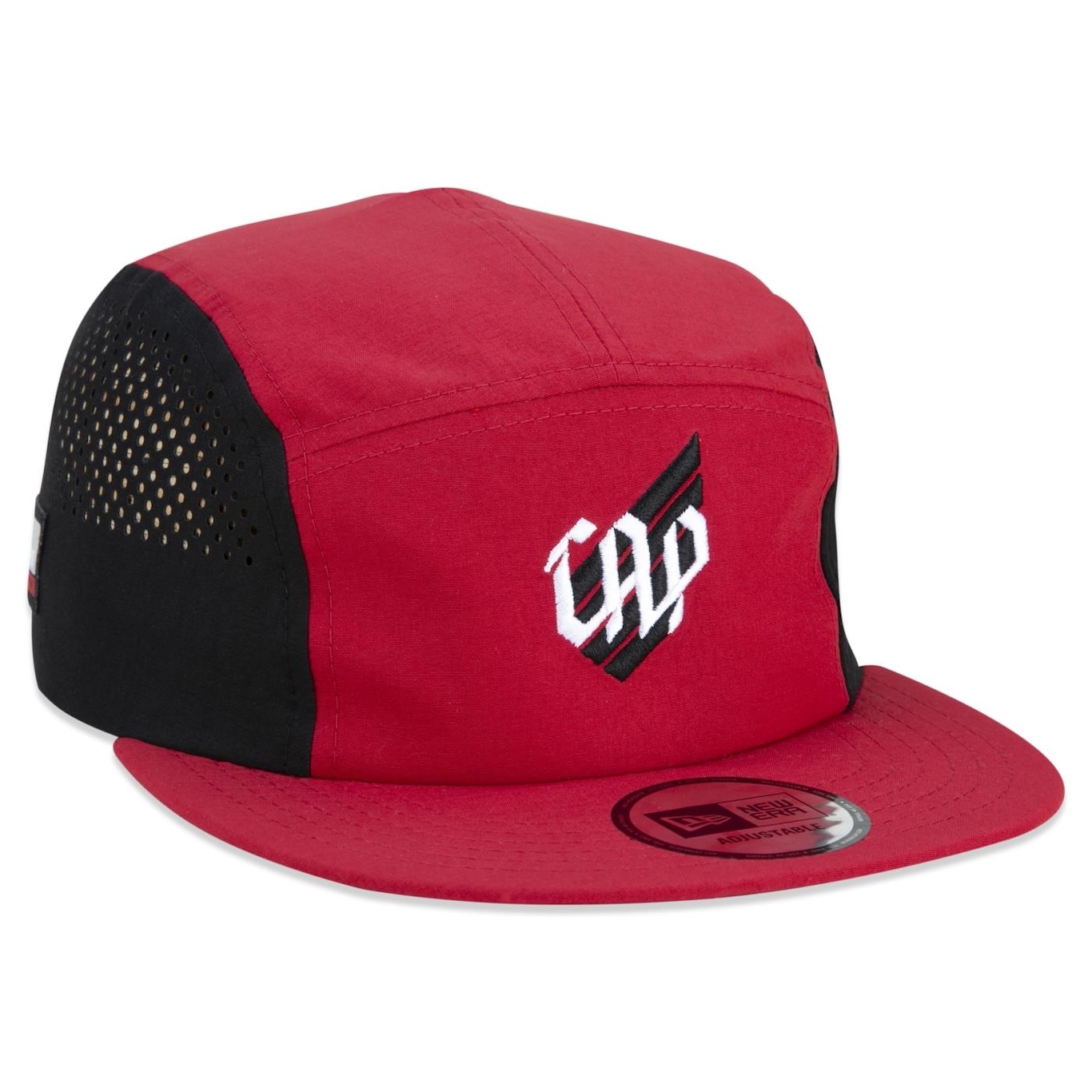 Boné Aba Reta New Era Camper Futebol Athletico Paranaense - Strapback - Adulto - Foto 3