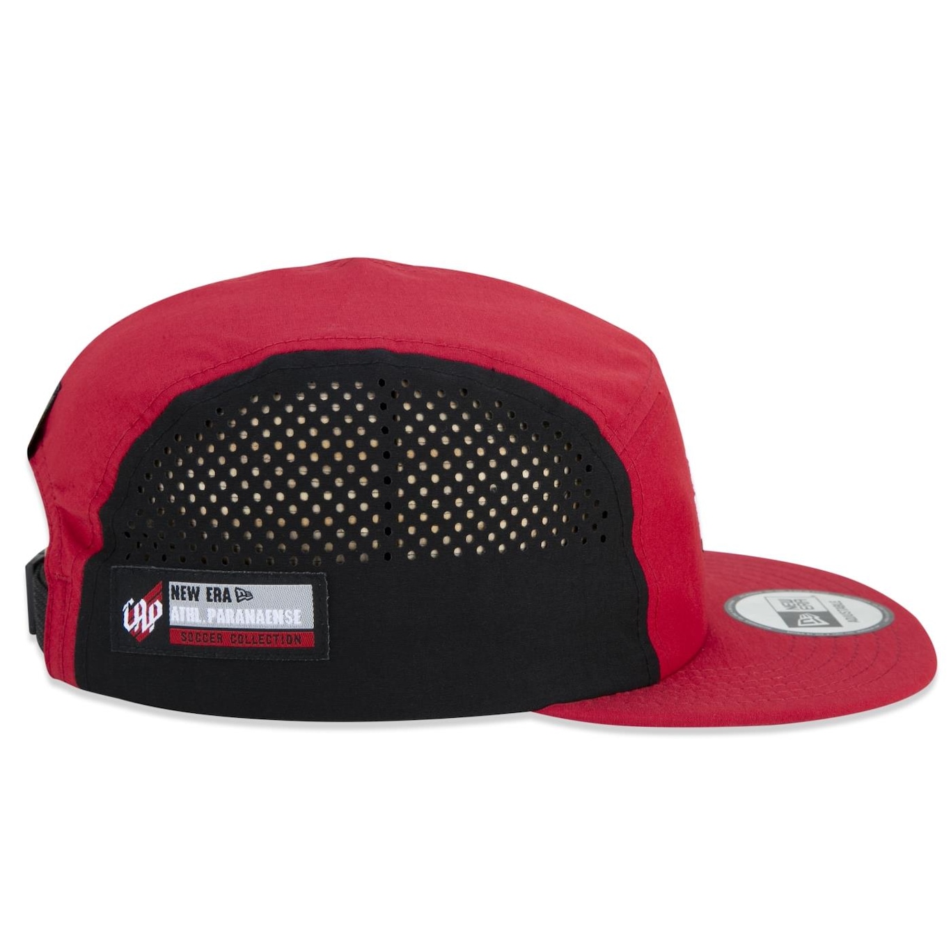 Boné Aba Reta New Era Camper Futebol Athletico Paranaense - Strapback - Adulto - Foto 6