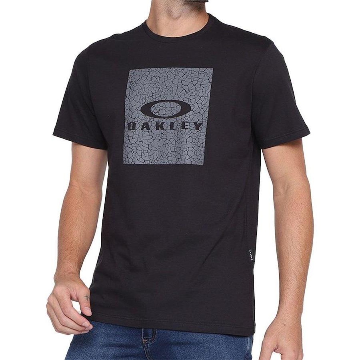 Camiseta Oakley O-Bark Preto/Cinza - Radical Place - Loja Virtual de  Produtos Esportivos