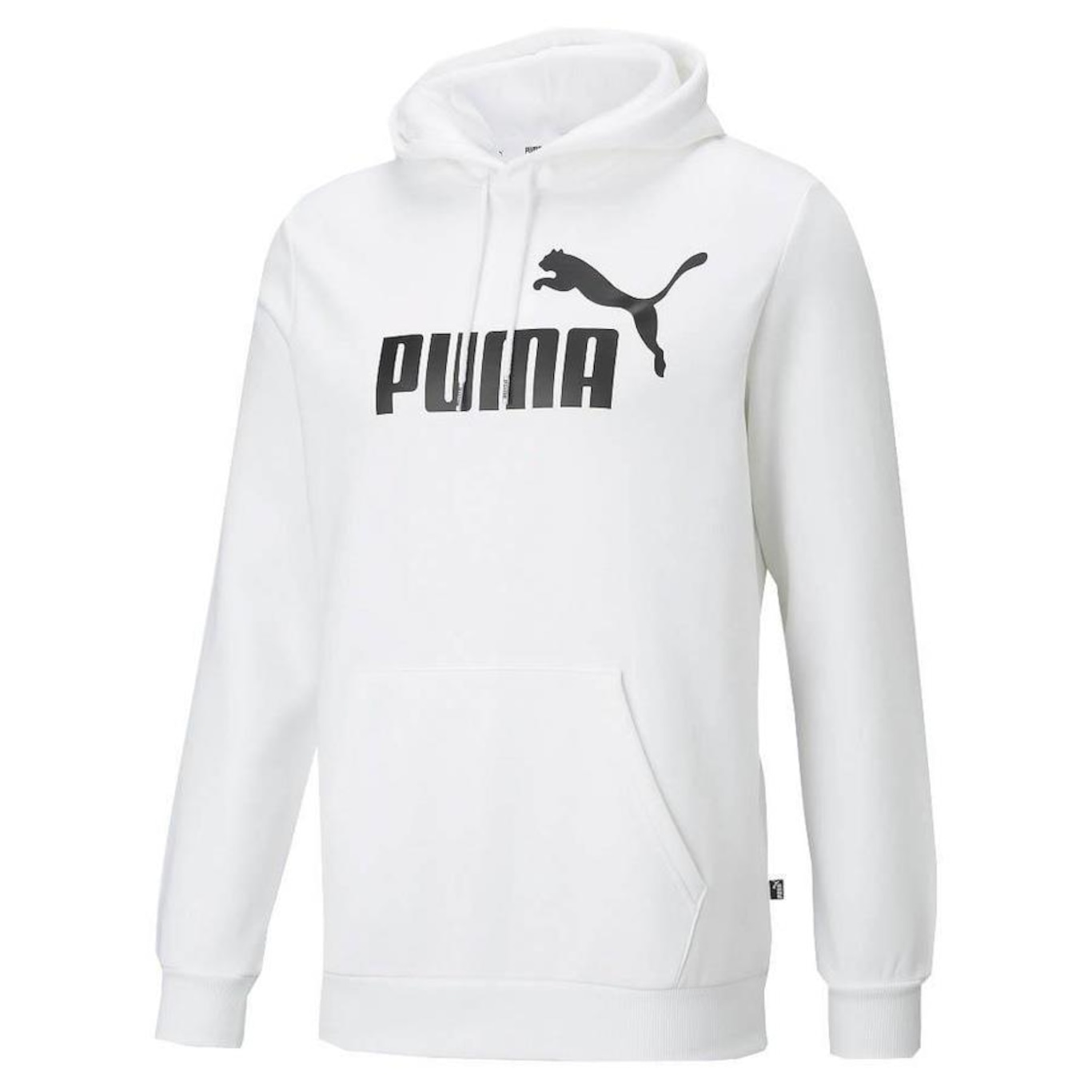 Blusão Puma com Capuz Masculino Essentials Big Logo - Foto 1