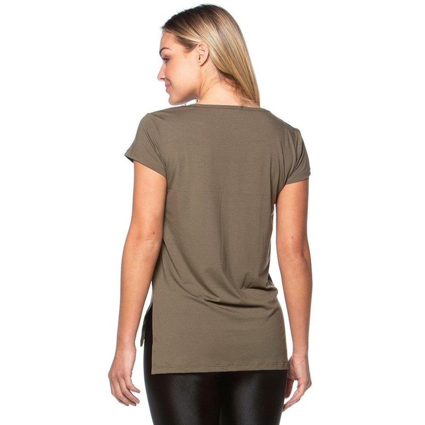 Maglia manica lunga Lupetto Grigio Carbone Cashmere Seta