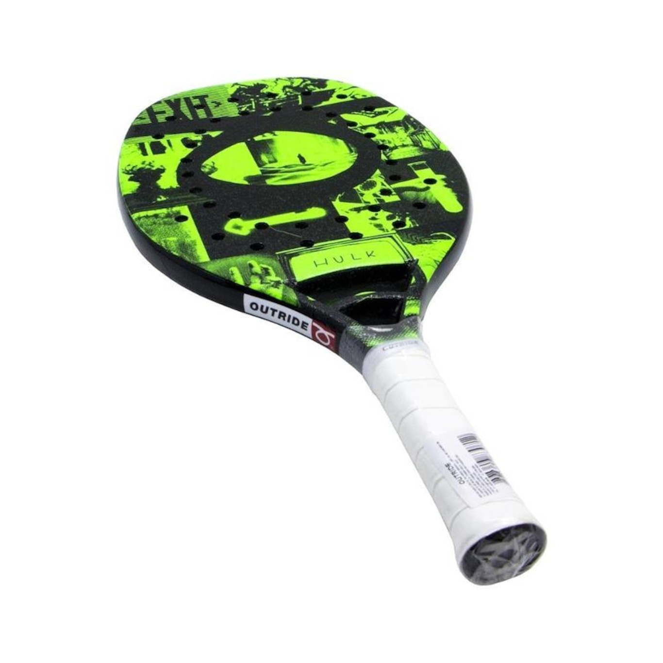 Raquete Beach Tennis Outride Hulk 2021 Carbono + Capa - Foto 2