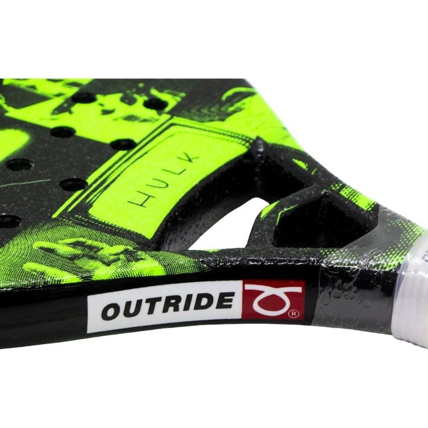 Raquete Beach Tennis Outride Hulk 2021 Carbono + Capa - Foto 3