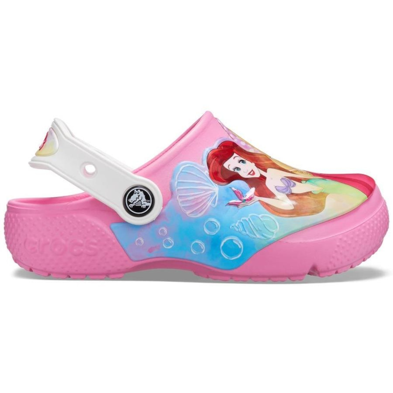 Crocs Fl Disney Princess Patch Cgk - Infantil - Foto 1