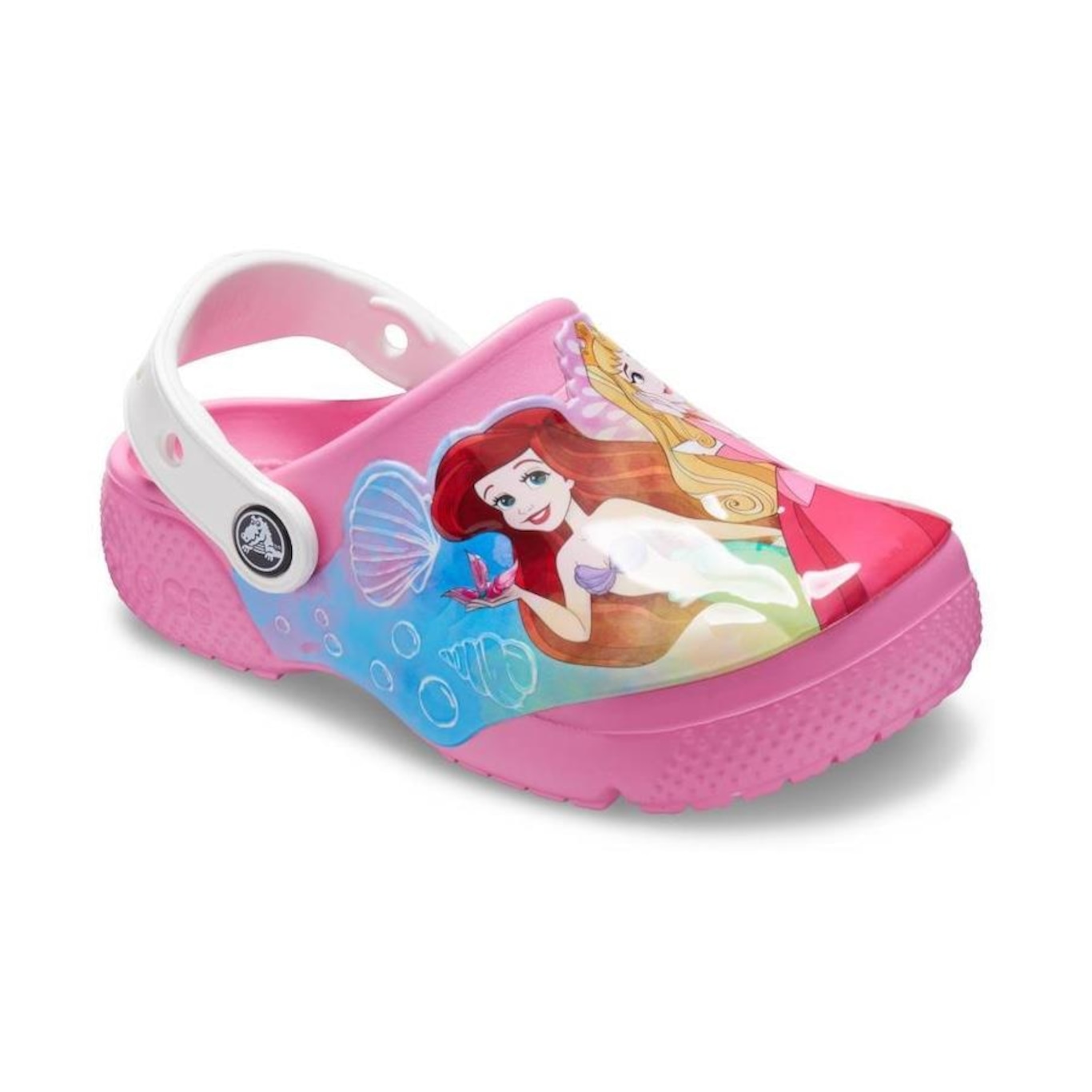 Crocs Fl Disney Princess Patch Cgk - Infantil - Foto 4