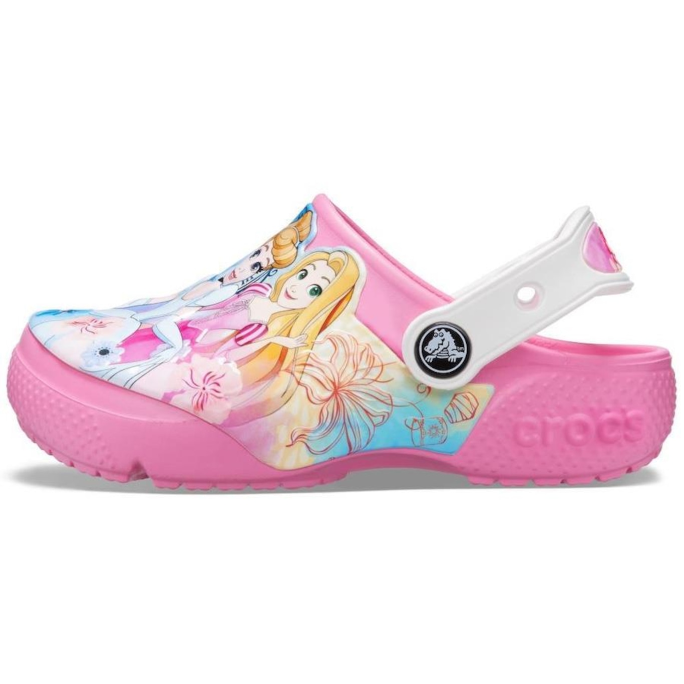 Crocs Fl Disney Princess Patch Cgk - Infantil - Foto 5