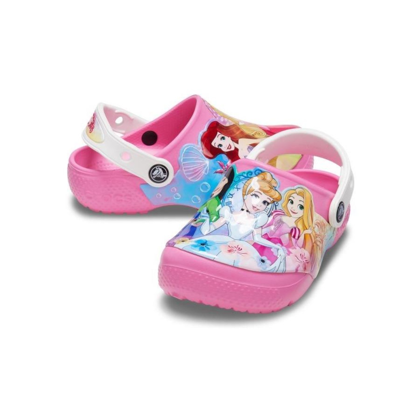 Crocs Fl Disney Princess Patch Cgk - Infantil - Foto 6