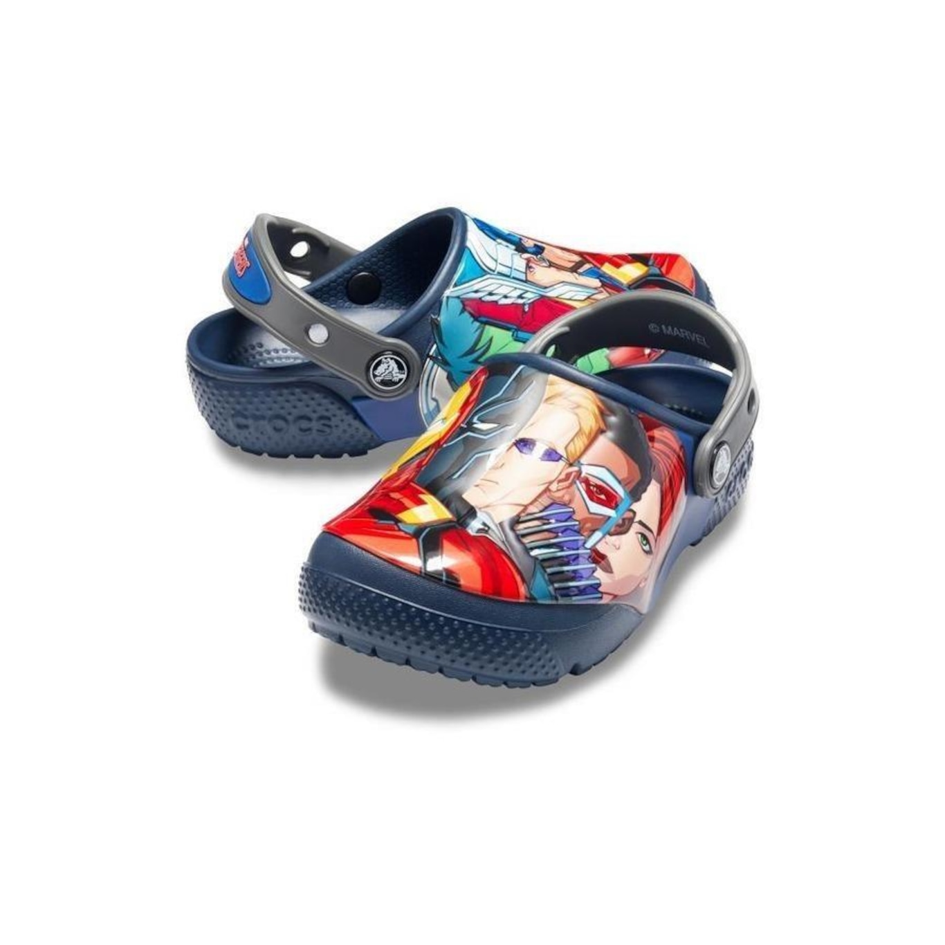 Sandália Crocs Fl Marvel Multi - Infantil - Foto 3