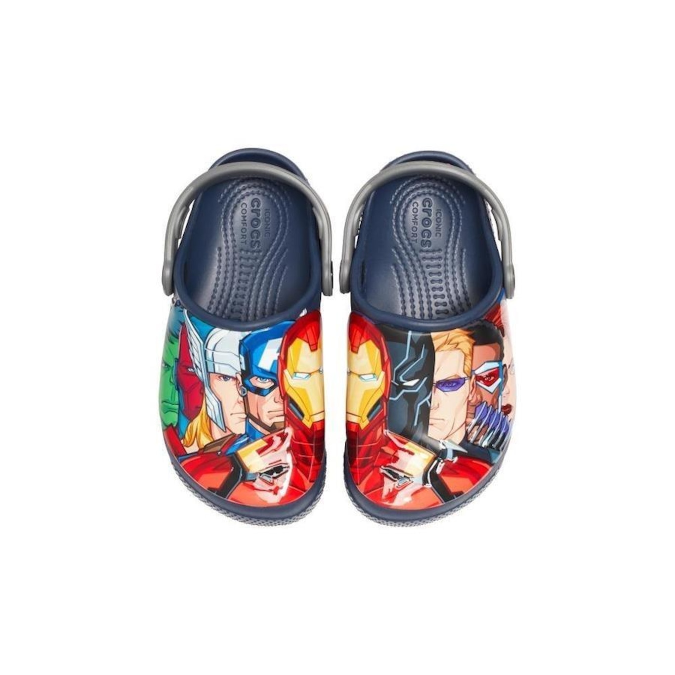 Sandália Crocs Fl Marvel Multi - Infantil - Foto 4