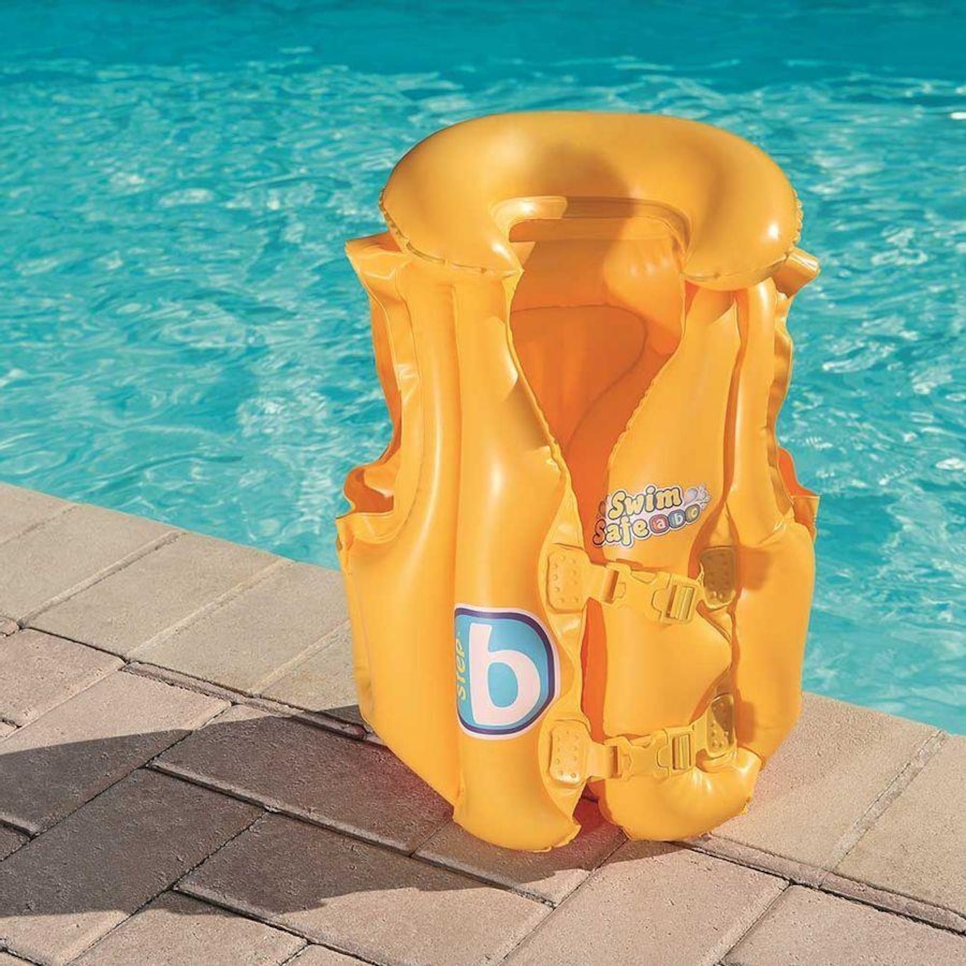 Colete Inflável Bestway Swim Safe Abc - Infantil - Foto 6