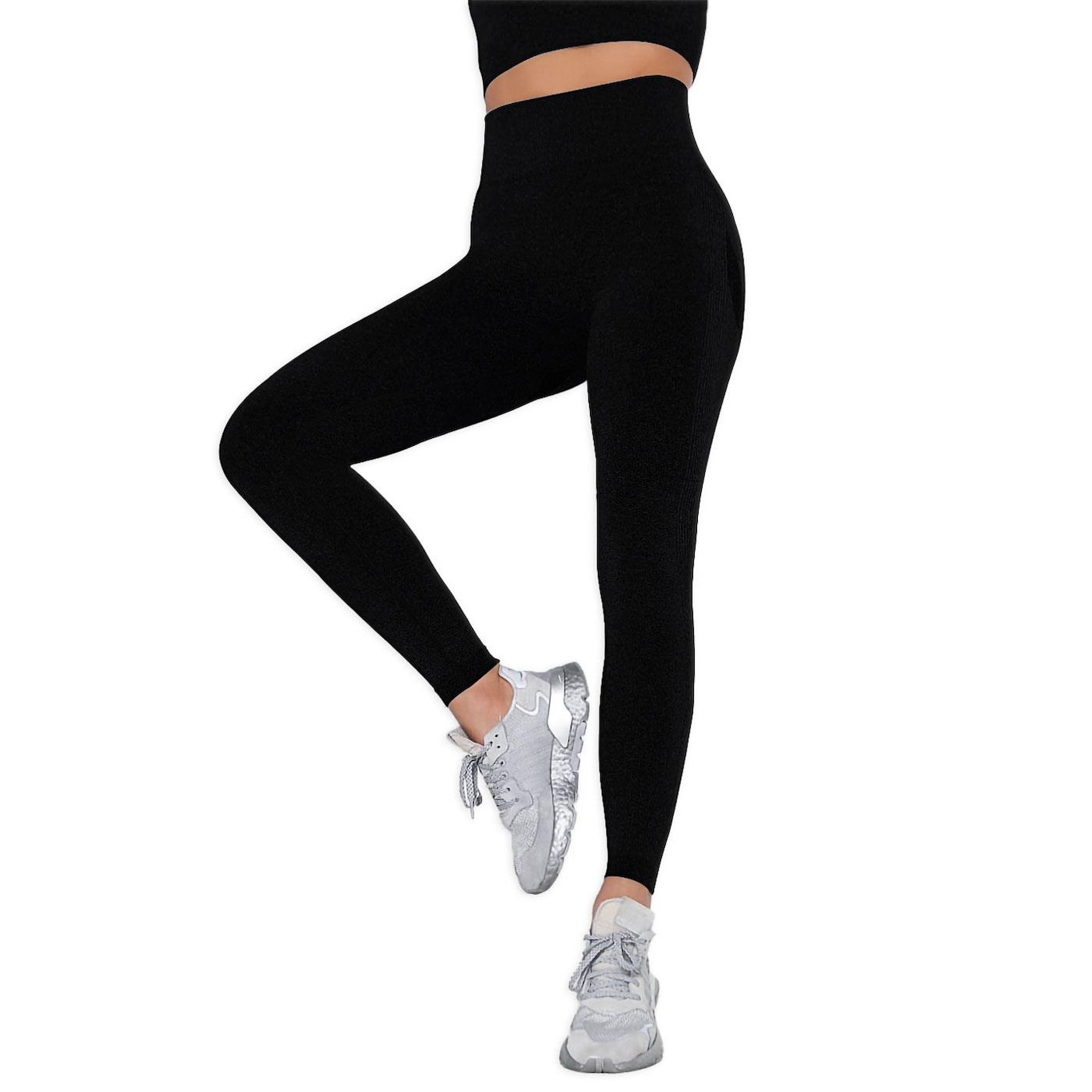 Calça Legging Fitness & Yoga Levanta Bumbum - Sem Costura & Alta Sustentação