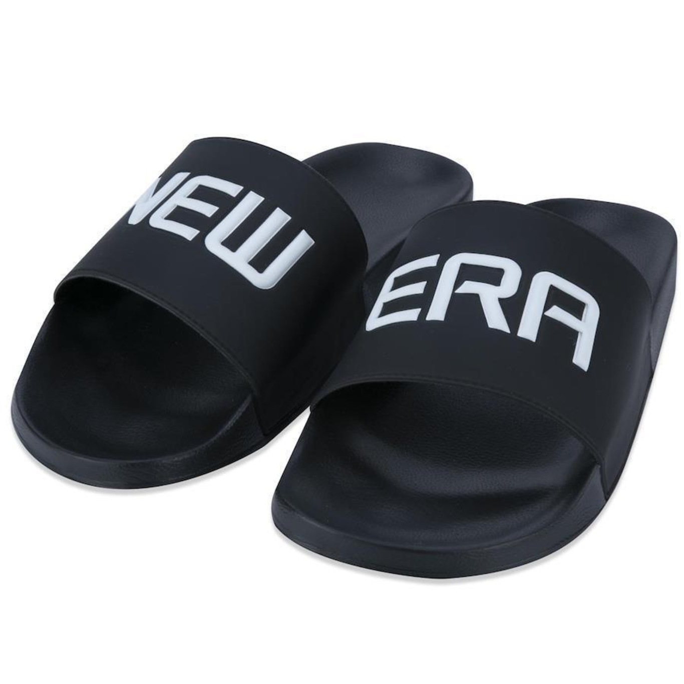 Chinelo New Era Logo Linear Slide - Unissex - Foto 3