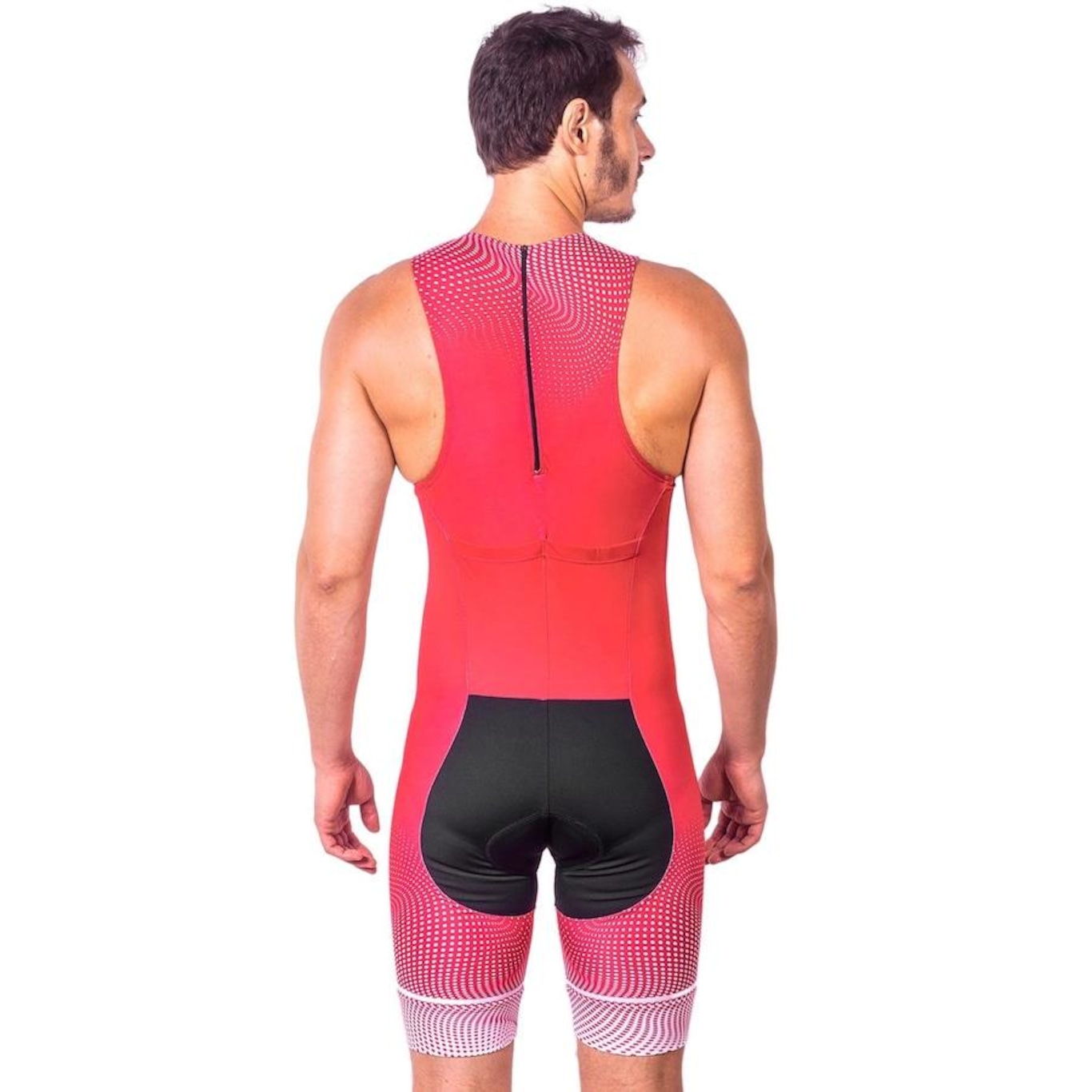 Macaquinho Kauna sem Mangas Triathlon Elite Proteção UV50+ - Masculino - Foto 2