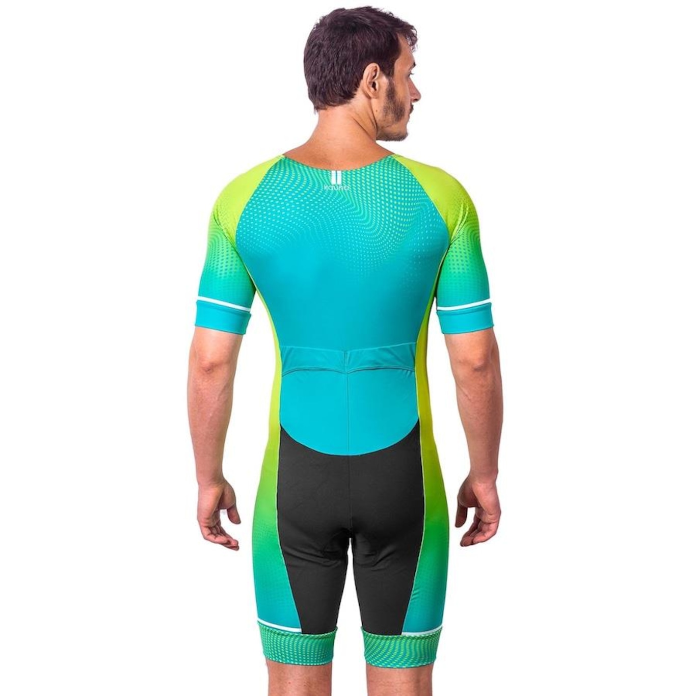 Macaquinho Kauna com Mangas Triathlon Elite Proteção UV50+ - Masculino - Foto 2