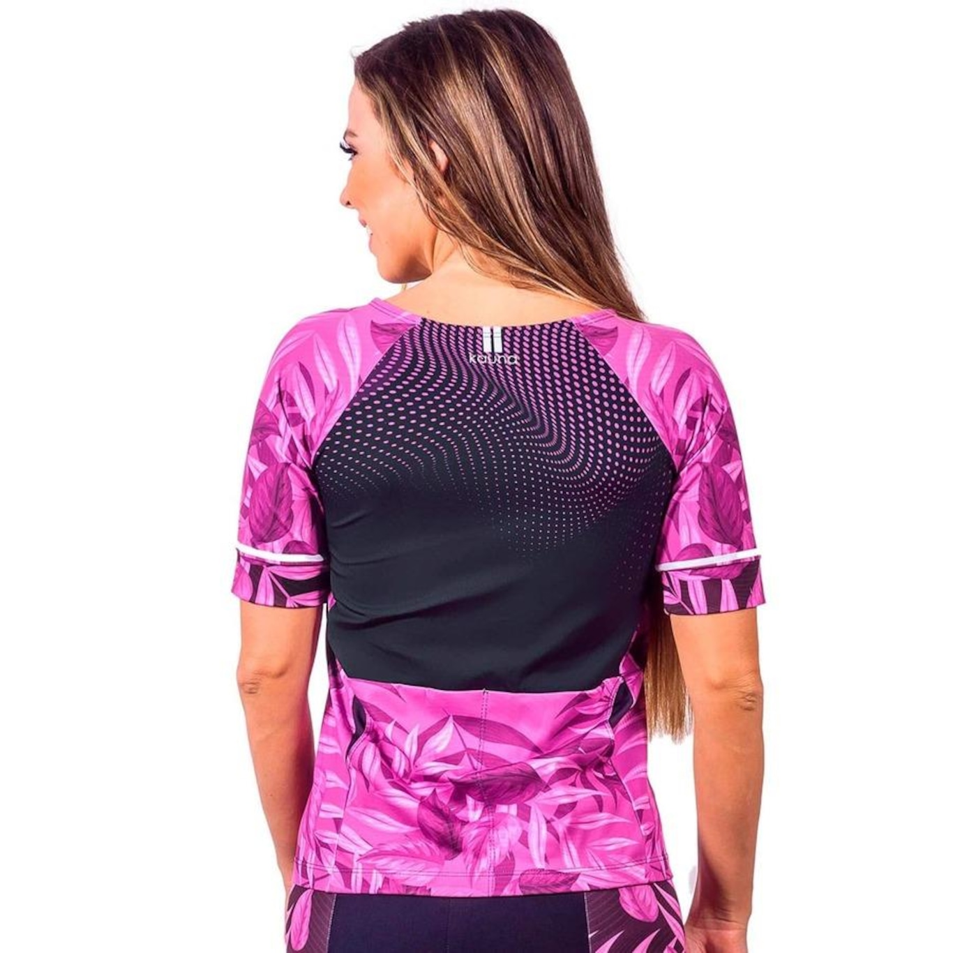 Camisa Kauna com Mangas Triathlon Elite Proteção UV50+ - Feminina - Foto 3