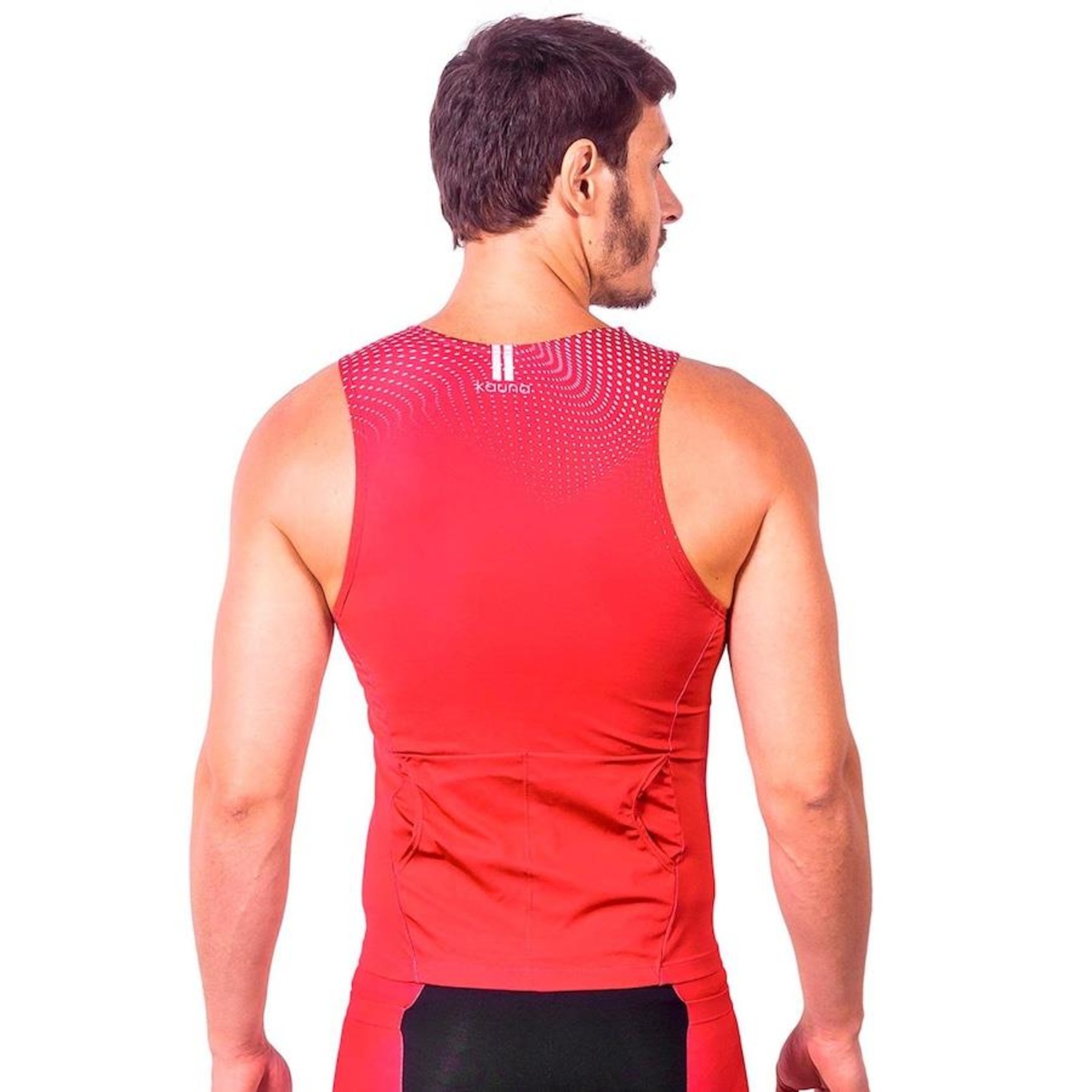 Camisa Kauna sem Mangas Triathlon Elite Proteção UV50+ - Masculina - Foto 2