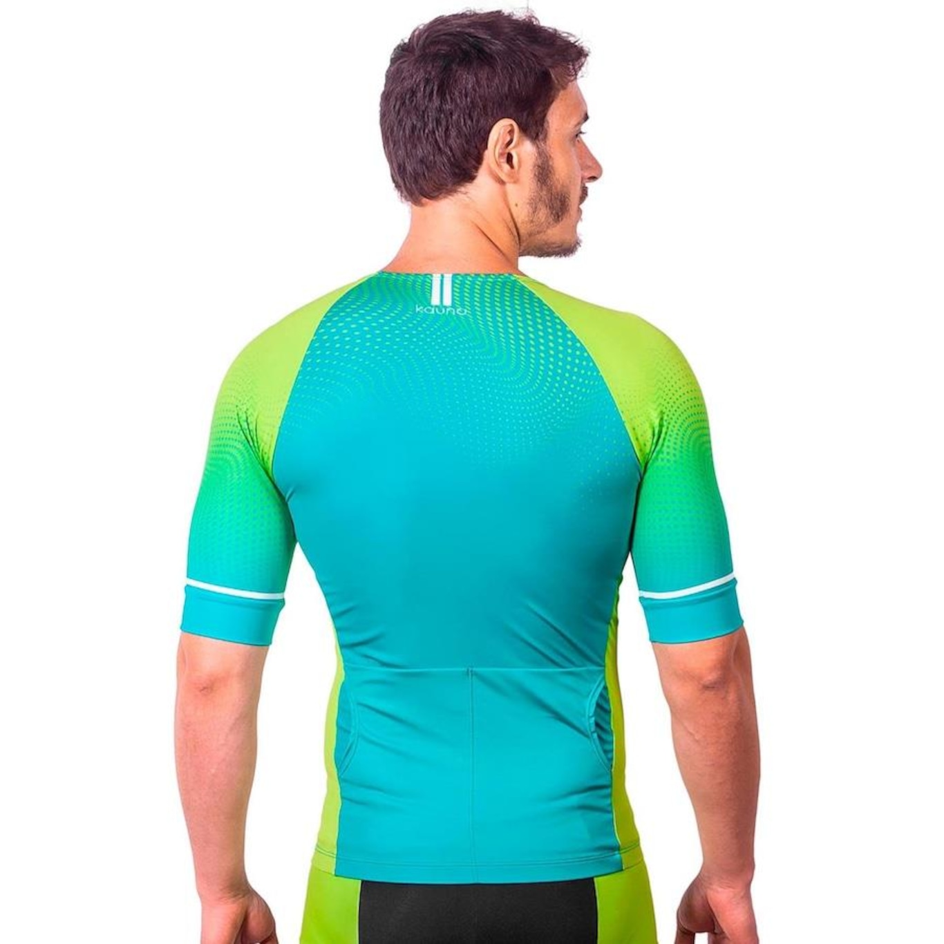 Camisa Kauna com Mangas Triathlon Elite Proteção UV50+ - Masculina - Foto 2